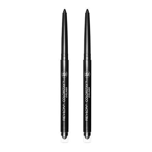 Foto 2 pulgar | Venta Internacional - Lápiz Delineador De Ojos Revlon Colorstay Waterproof 201 Negro, Paquete De 2