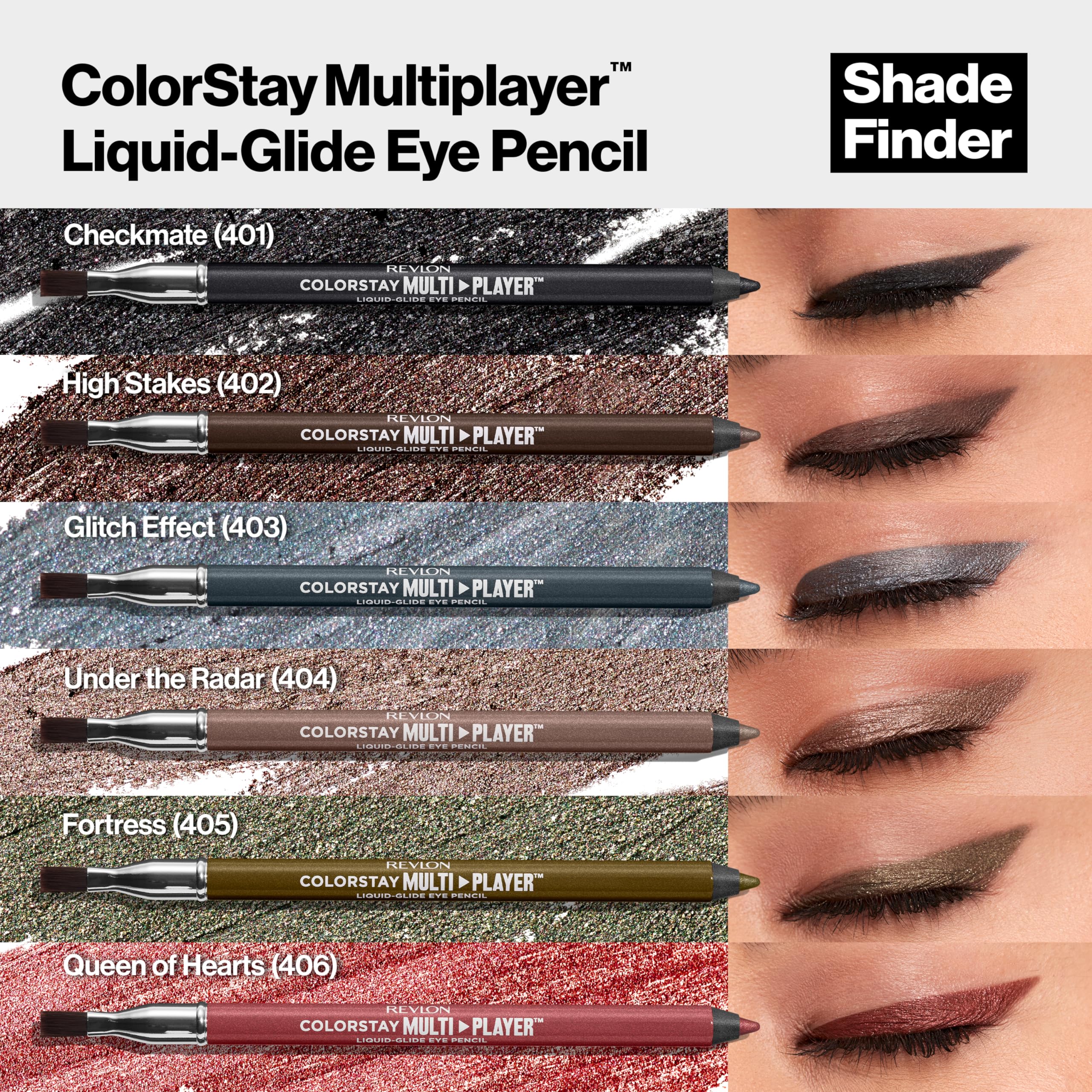 Foto 5 | Venta Internacional - Lápiz De Ojos Revlon Colorstay Multiplayer 402 High Stakes 0,9 M