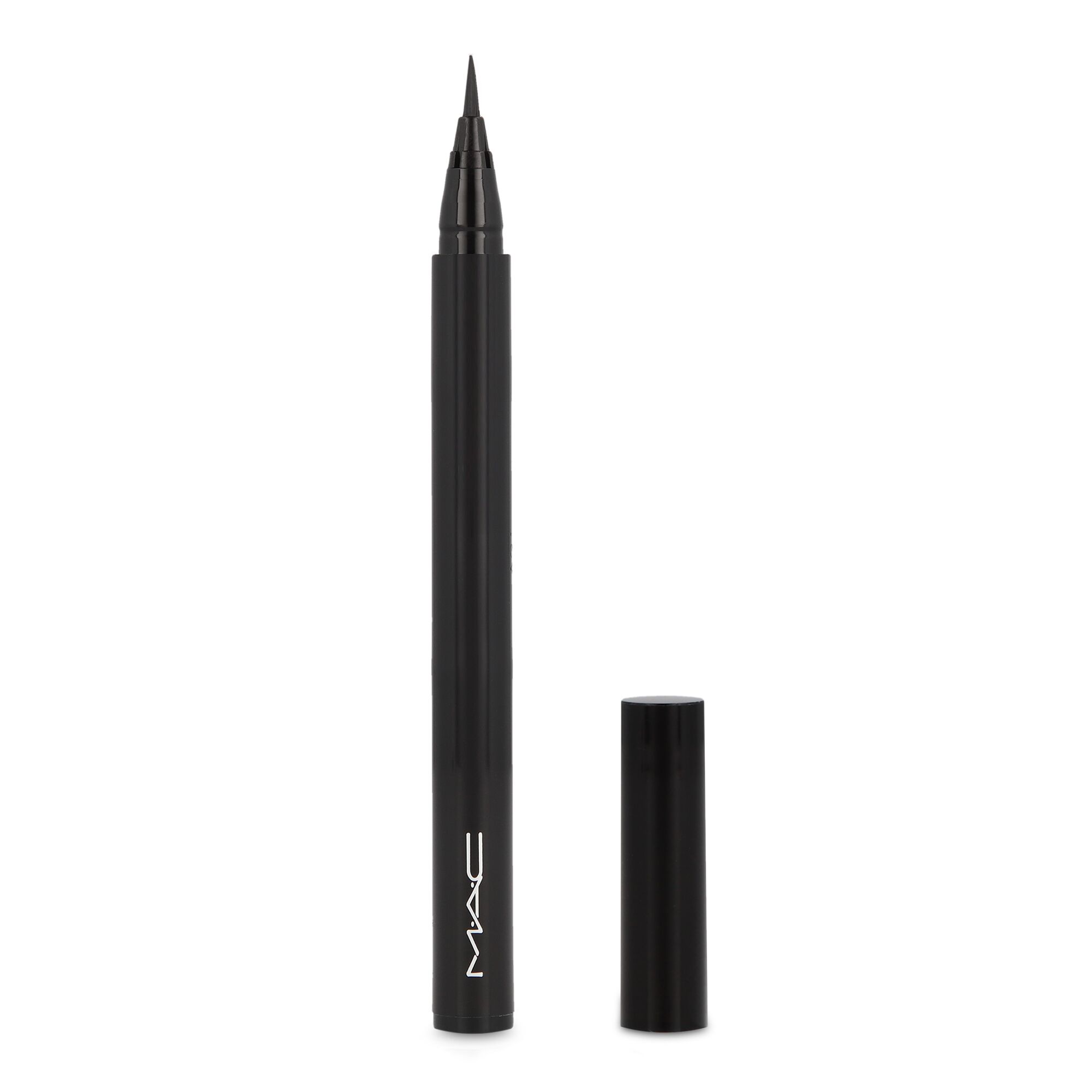 Foto 3 pulgar | Delineador de Ojos Mac Brushstroke Liquid Eyeliner Brushblack