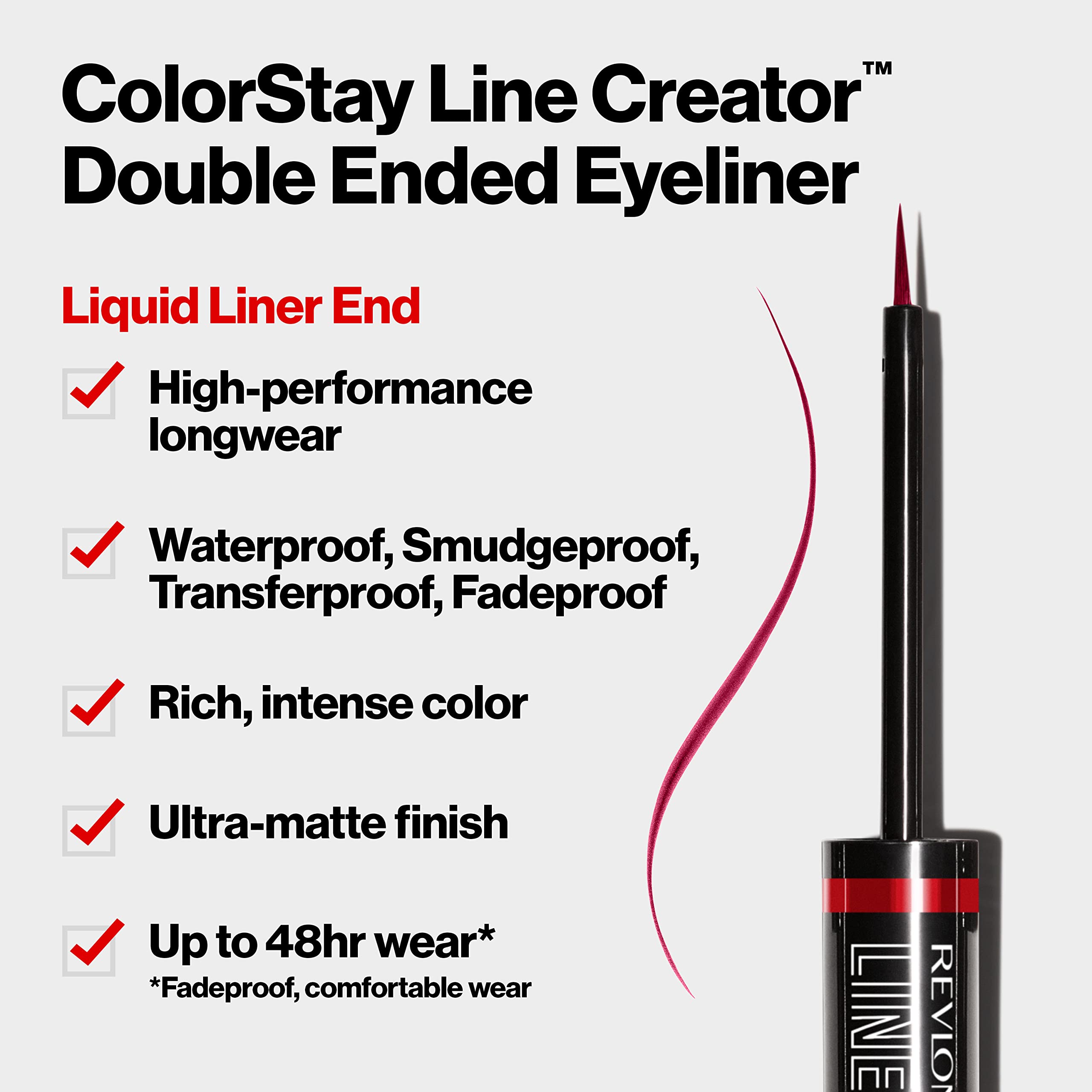 Foto 4 | Delineador de Ojos Y Lápiz Kohl Ahumado Revlon Colorstay Line Creator - Venta Internacional