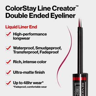 Foto 4 | Delineador de Ojos Y Lápiz Kohl Ahumado Revlon Colorstay Line Creator - Venta Internacional