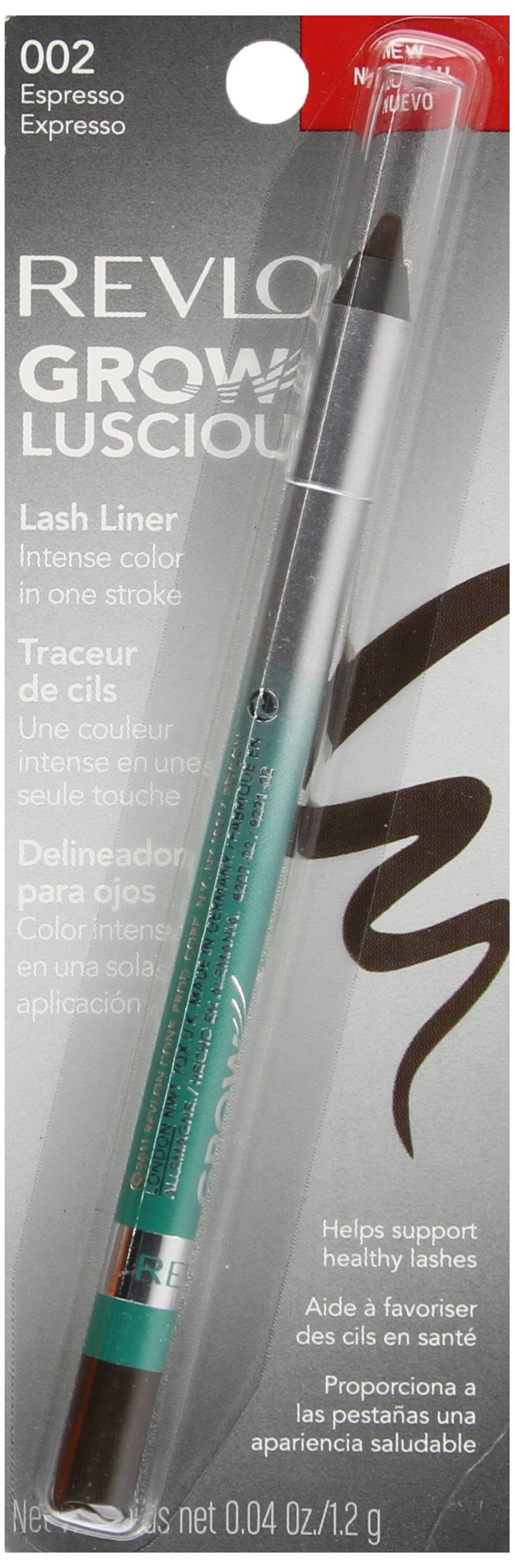 Foto 2 pulgar | Delineador de Ojos Revlon Grow Luscious Lash Liner Espresso 1.2 ml - Venta Internacional