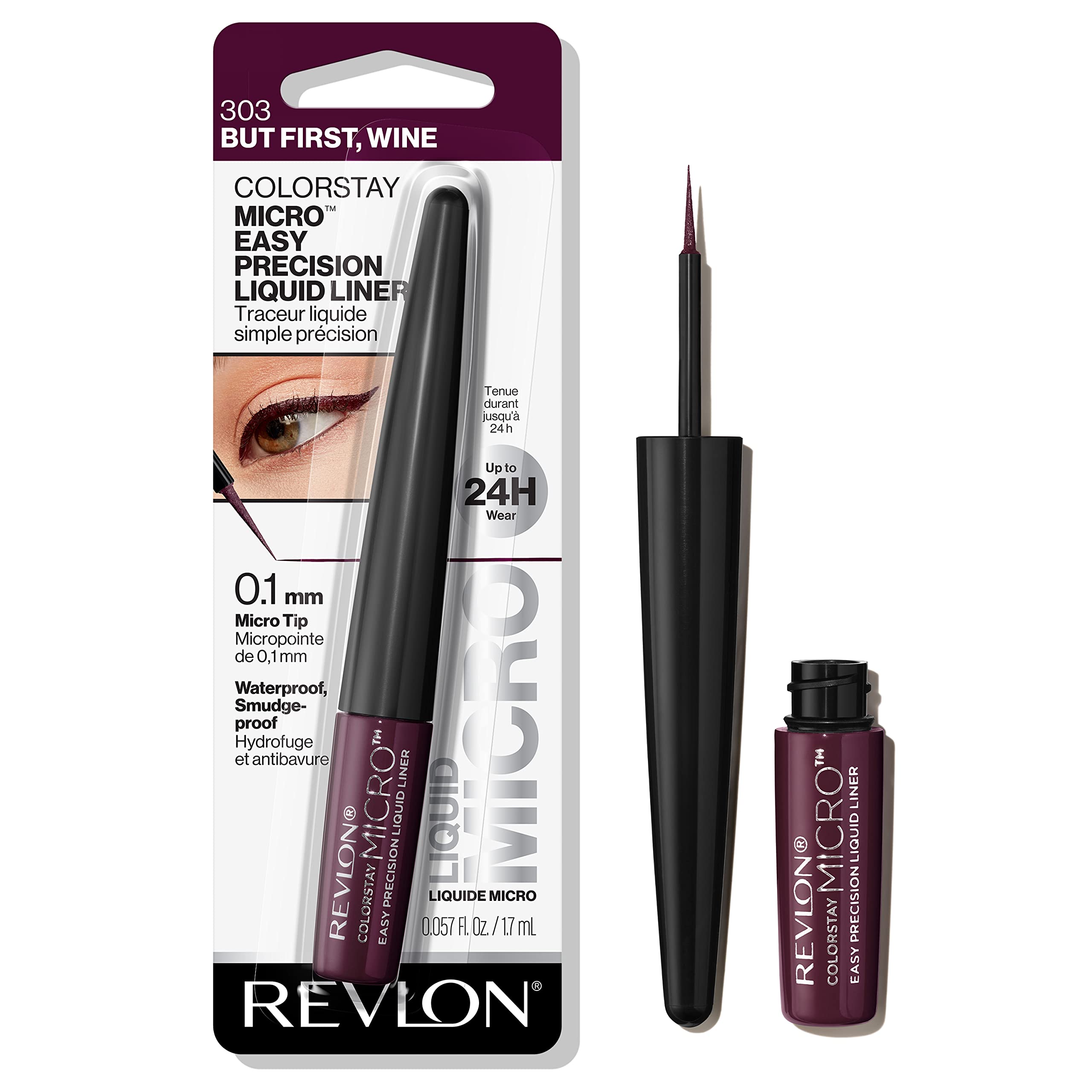 Foto 2 pulgar | Delineador Líquido para Ojos Revlon Colorstay Micro Easy Precision 303 Wine - Venta Internacional