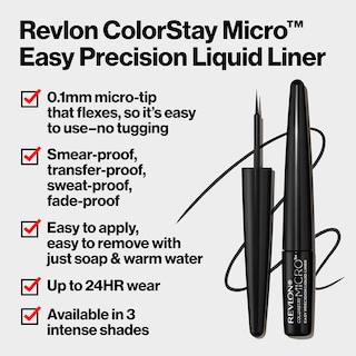 Foto 4 | Delineador Líquido para Ojos Revlon Colorstay Micro Easy Precision 303 Wine - Venta Internacional