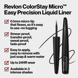 Foto 4 | Delineador Líquido Revlon Colorstay Micro Easy Precision color 302 - Venta Internacional