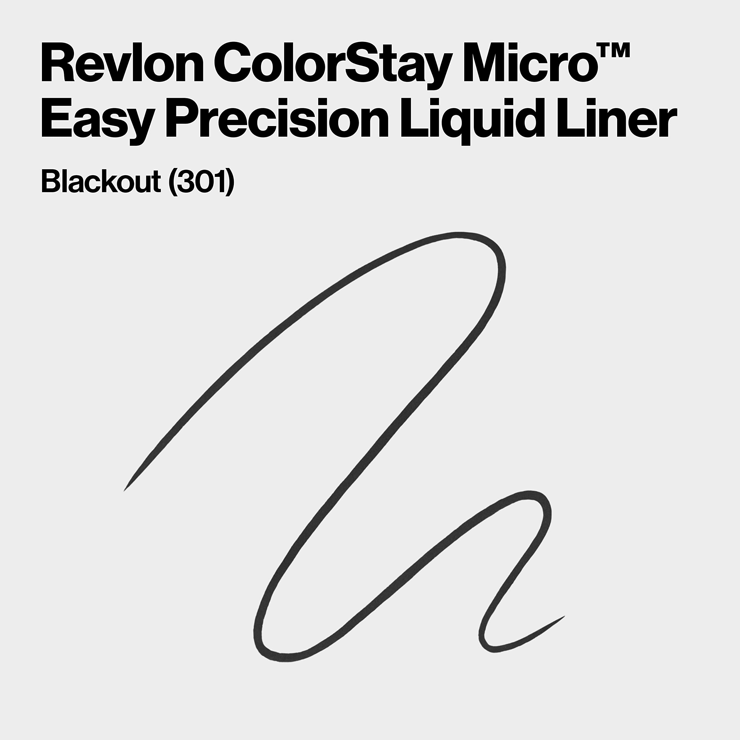 Foto 3 pulgar | Delineador Líquido Revlon Colorstay Micro Easy Precision 301 Black - Venta Internacional