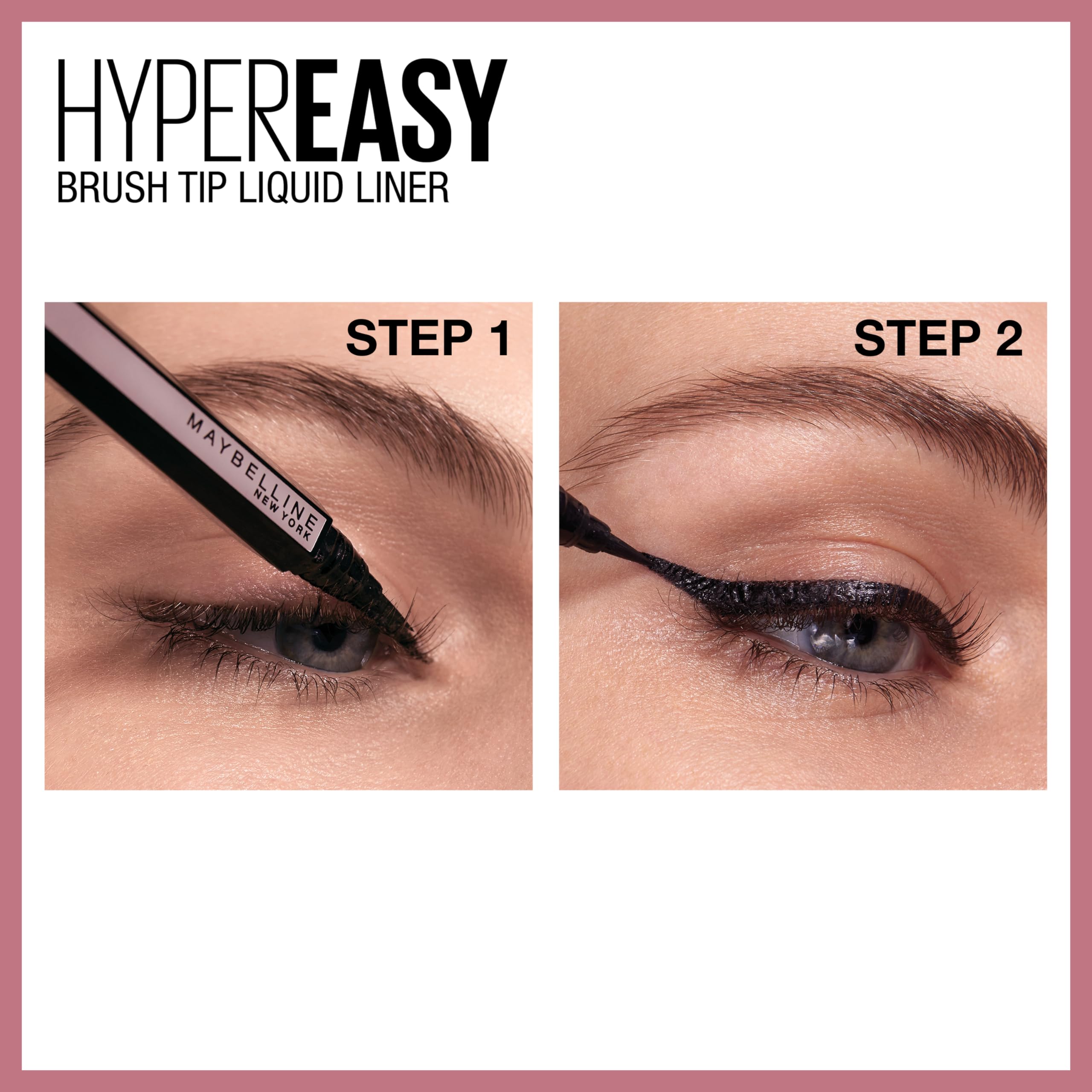 Foto 8 pulgar | Delineador Líquido Maybelline Hyper Easy Negro para Ojos-Venta Internacional