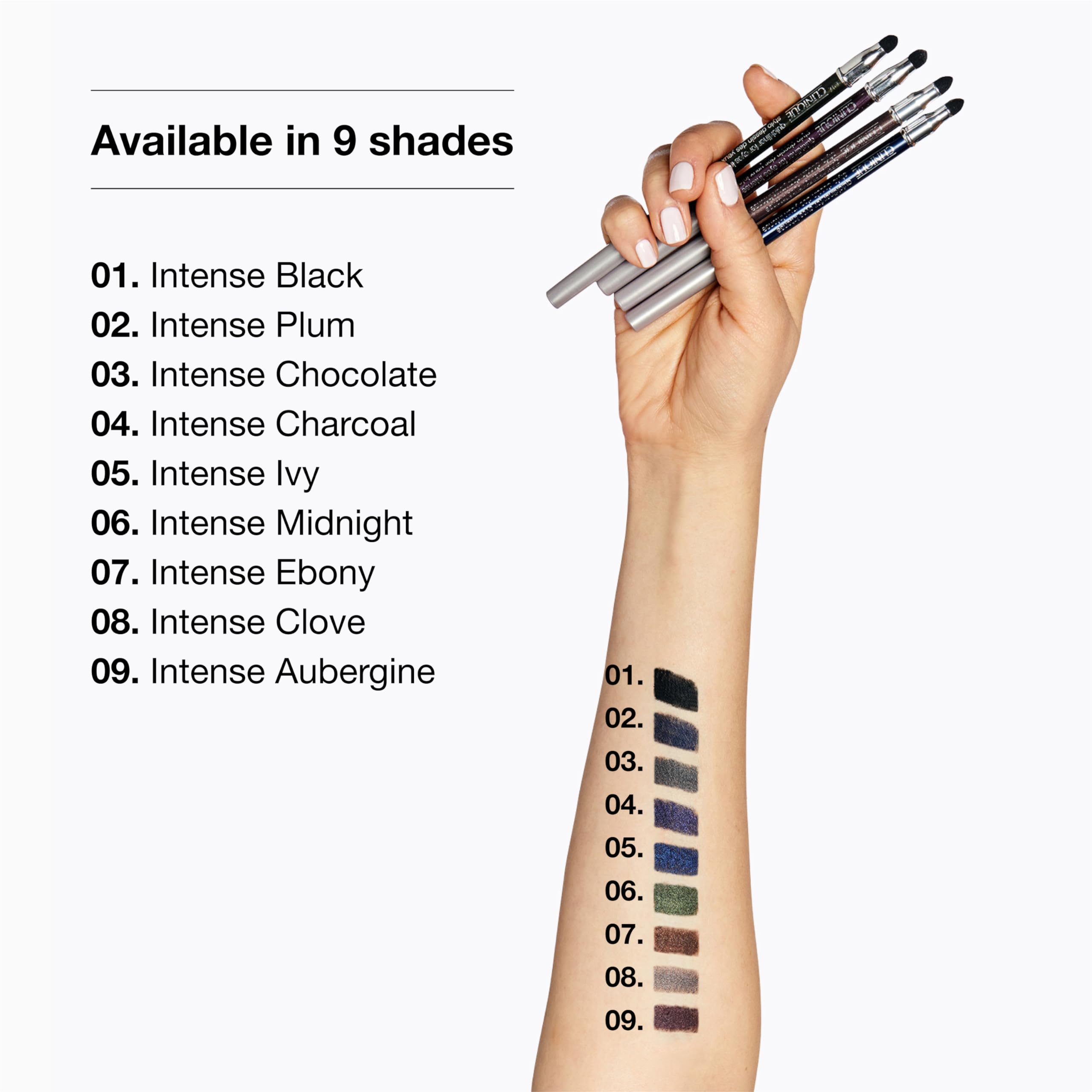 Foto 4 | Delineador de Ojos Clinique Quickliner para Ojos Intense Midnight - Venta Internacional