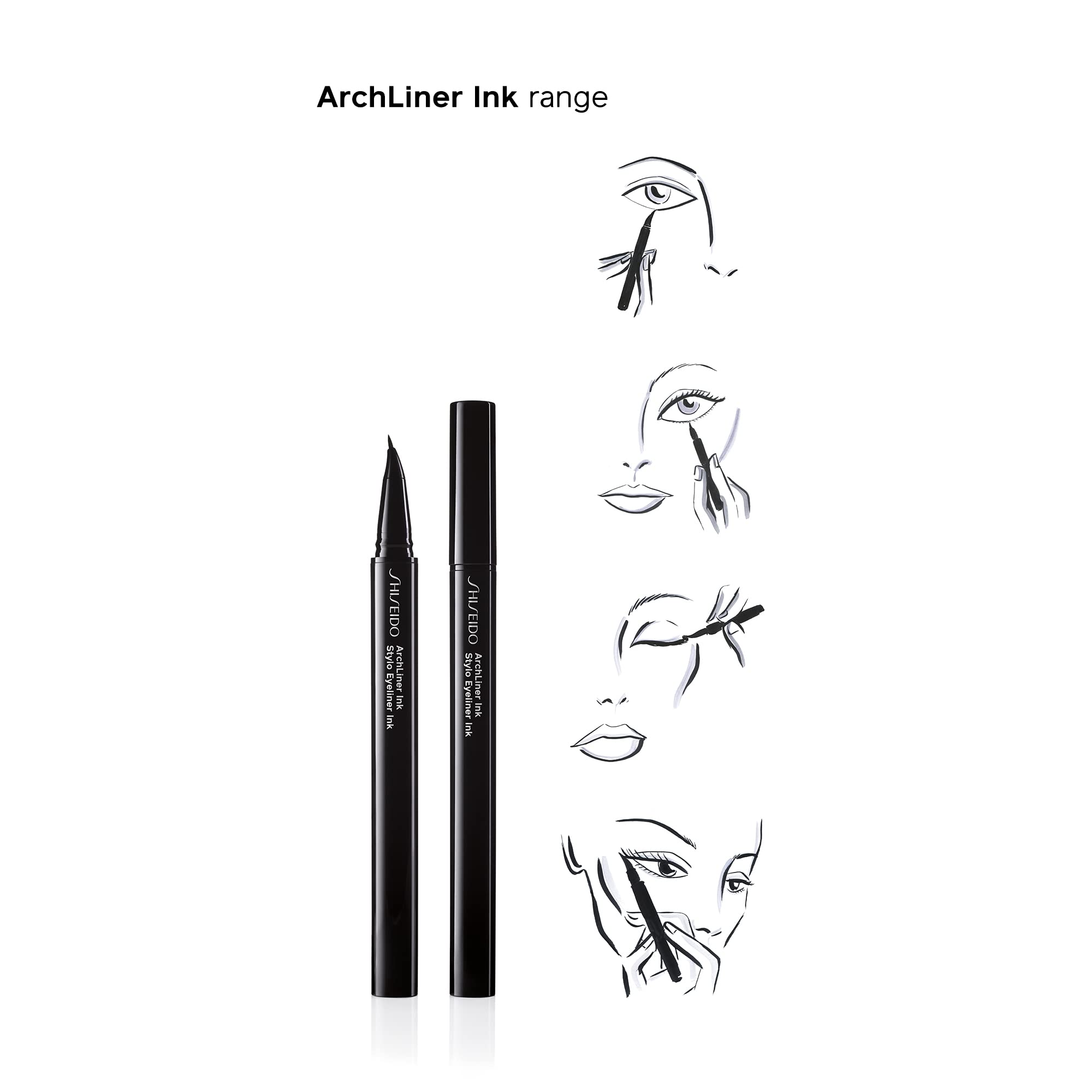 Foto 4 pulgar | Delineador de Ojos Shiseido Archliner Ink Waterproof Black 0.4 Ml - Venta Internacional