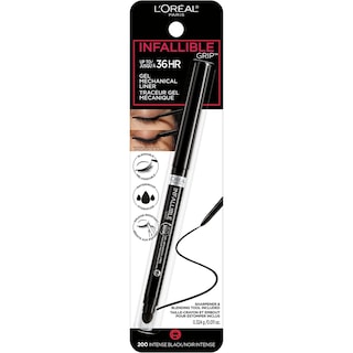 Foto 2 | Lápiz Delineador De Ojos L'oreal Paris Infallible Grip Intense Black - Venta Internacional.