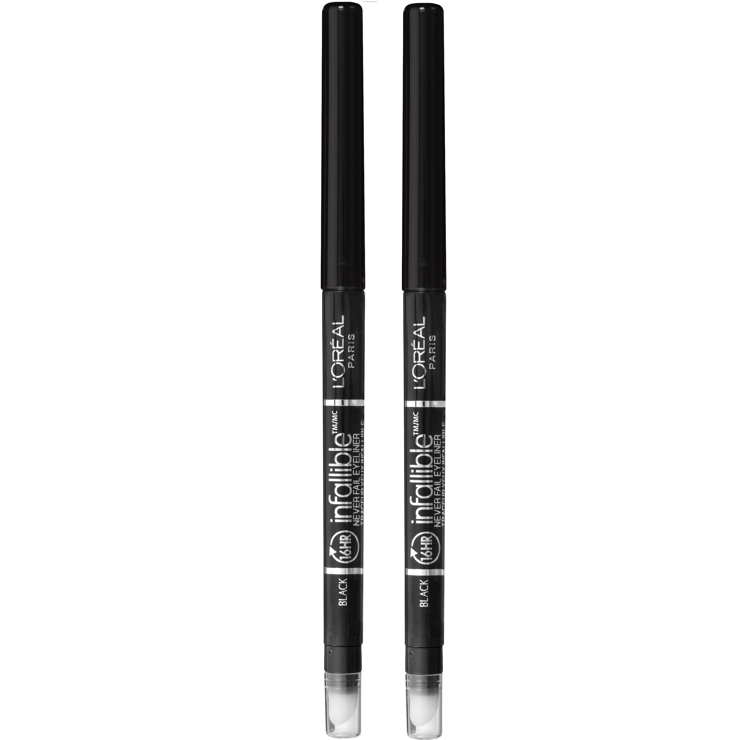 Foto 2 pulgar | Delineador De Ojos L'oreal Paris Infallible Never Fail, Negro, 0,23 Ml, 2 Unidades - Venta Internacional.