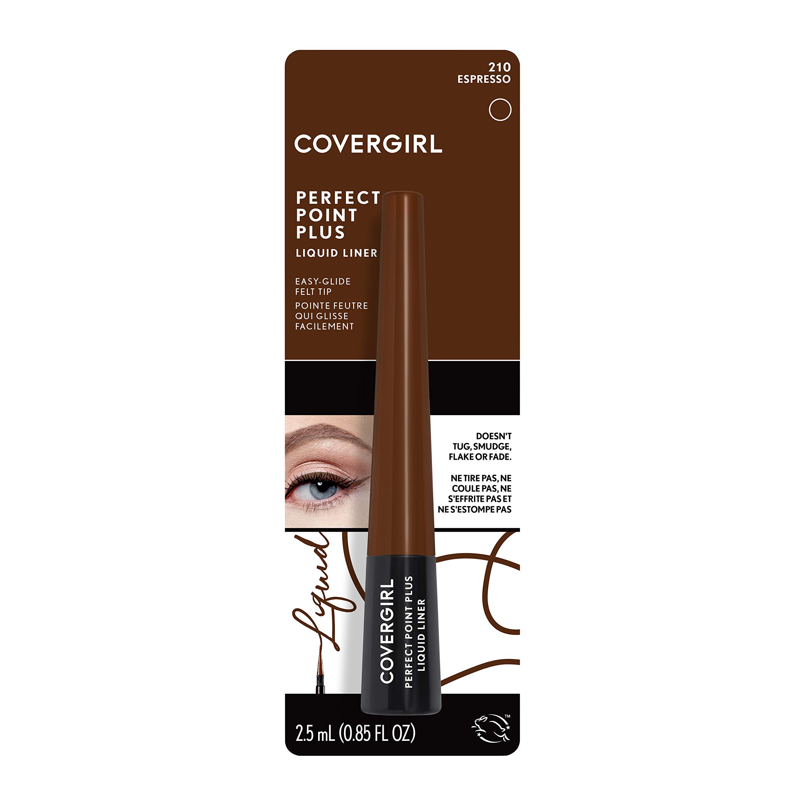 Foto 4 pulgar | Delineador de Ojos Líquido Covergirl Perfect Point Plus Espresso 2.5 ml - Venta Internacional