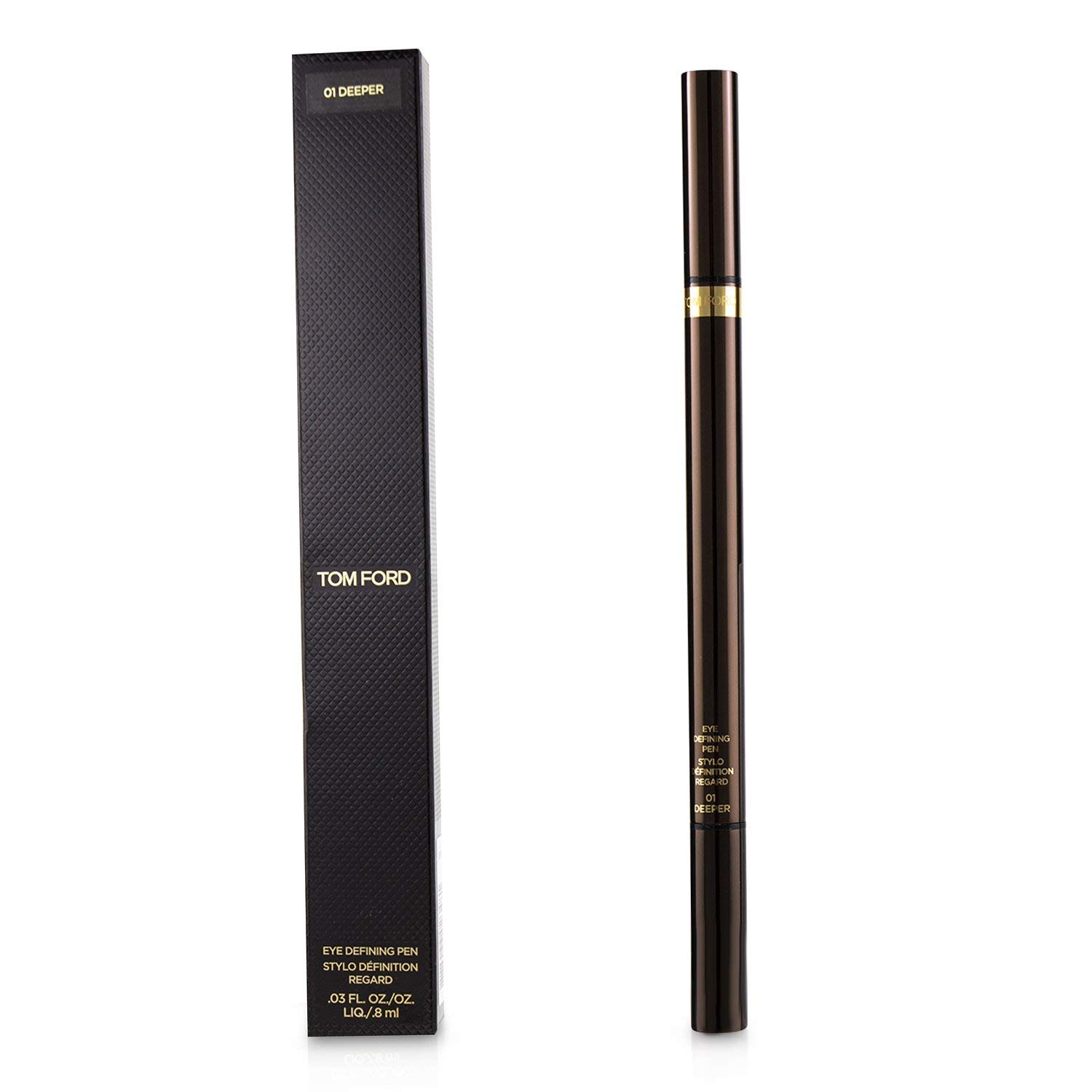 Foto 3 pulgar | Bolígrafo Delineador de Ojos Liquid Liner Tom Ford 01 Deeper Negro - Venta Internacional