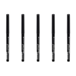 Foto 2 | Lápiz Delineador De Ojos Essence Longlasting Black, 5 Unidades, Resistente Al Agua - Venta Internacional.