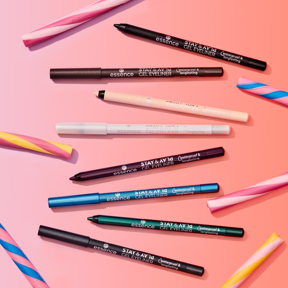 Foto 8 pulgar | Delineador De Ojos En Gel Essence Stay & Play Supersuave, Impermeable, Vegano - Venta Internacional.