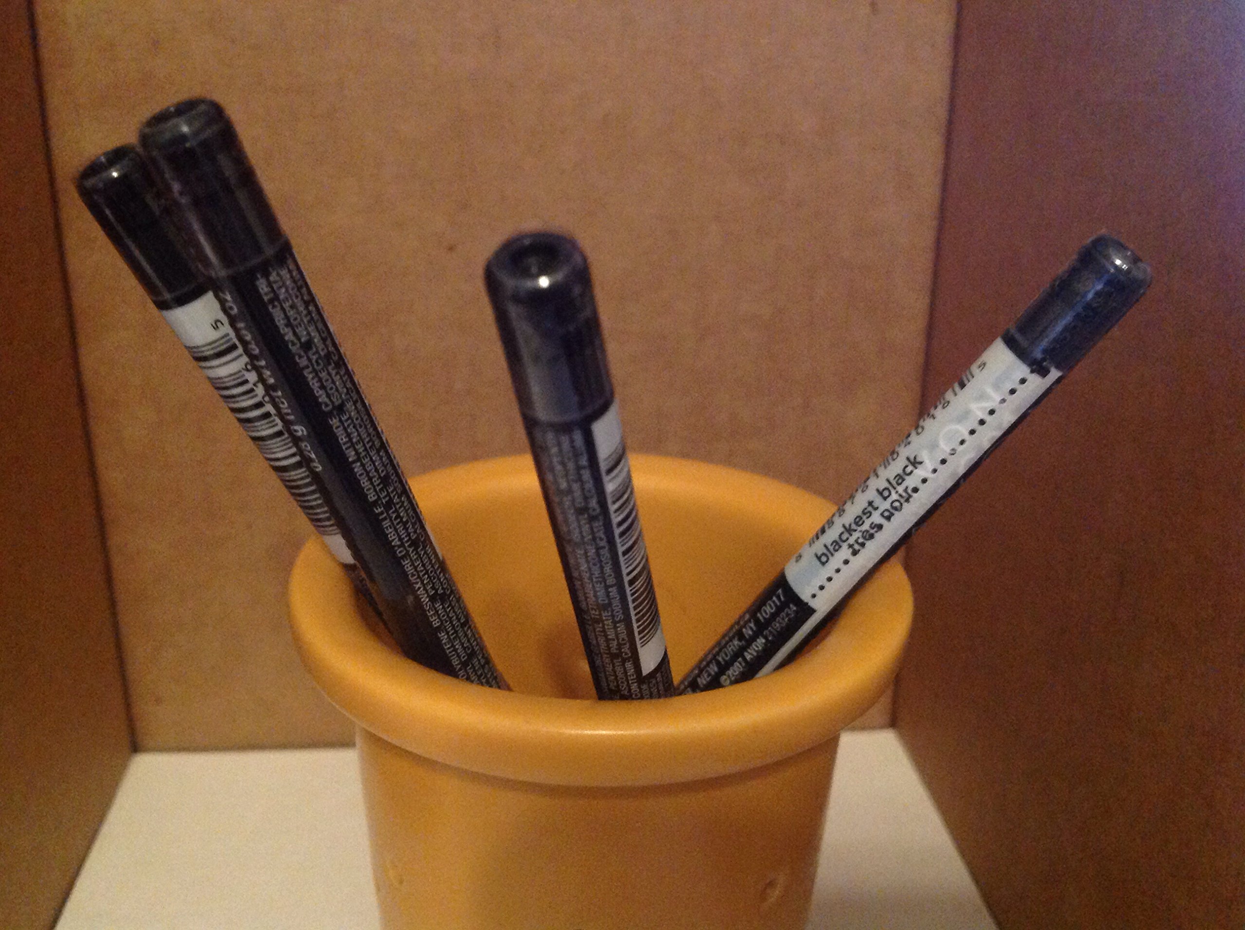 Foto 2 pulgar | Delineador De Ojos Avon Glimmersticks Blackest Black, Juego De 4 - Venta Internacional.