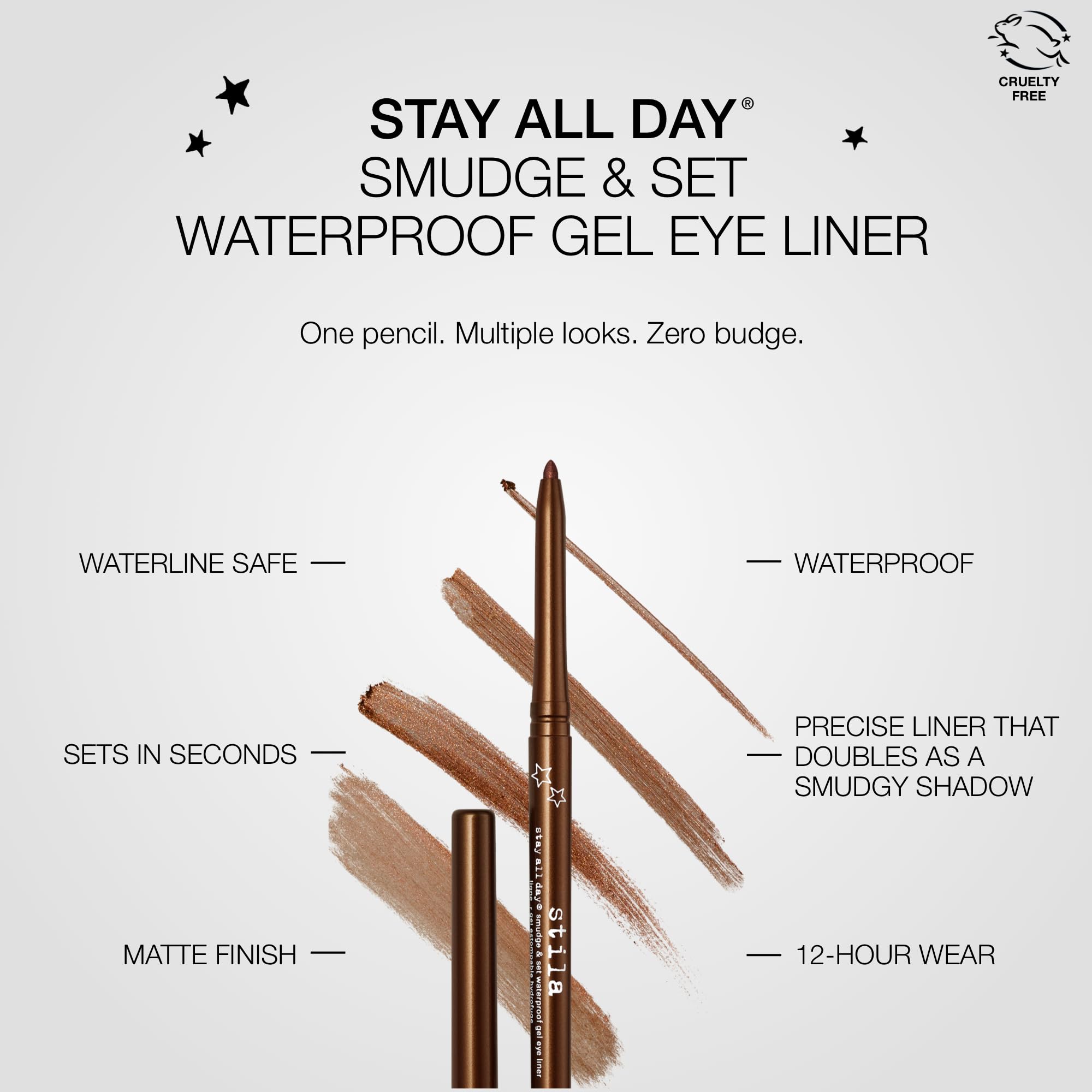 Foto 4 pulgar | Delineador De Ojos Stila Stay All Day Smudge & Set En Gel Impermeable - Venta Internacional.