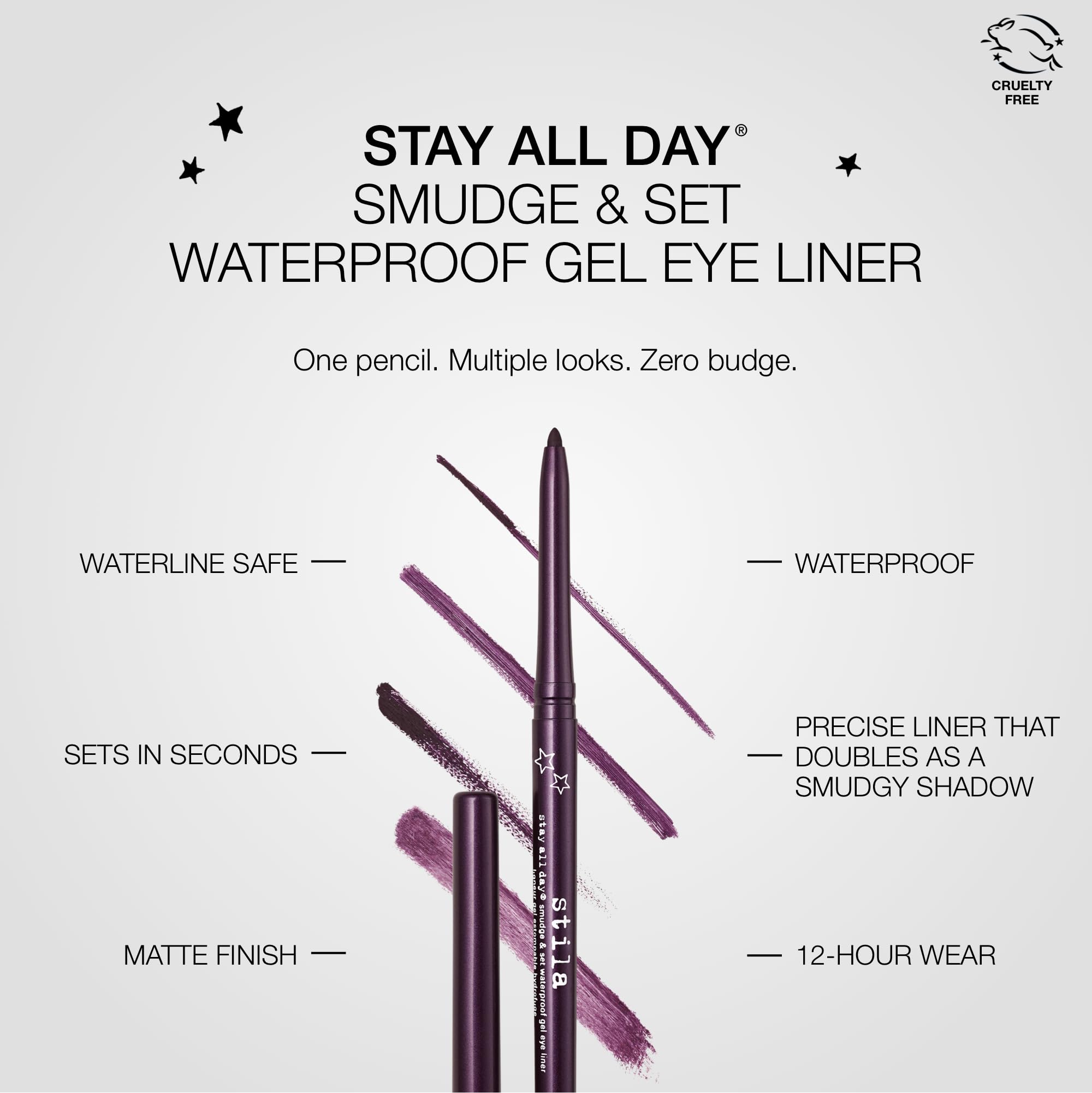 Foto 4 pulgar | Delineador De Ojos En Gel Impermeable Stila Stay All Day  Smudge & Set - Venta Internacional.