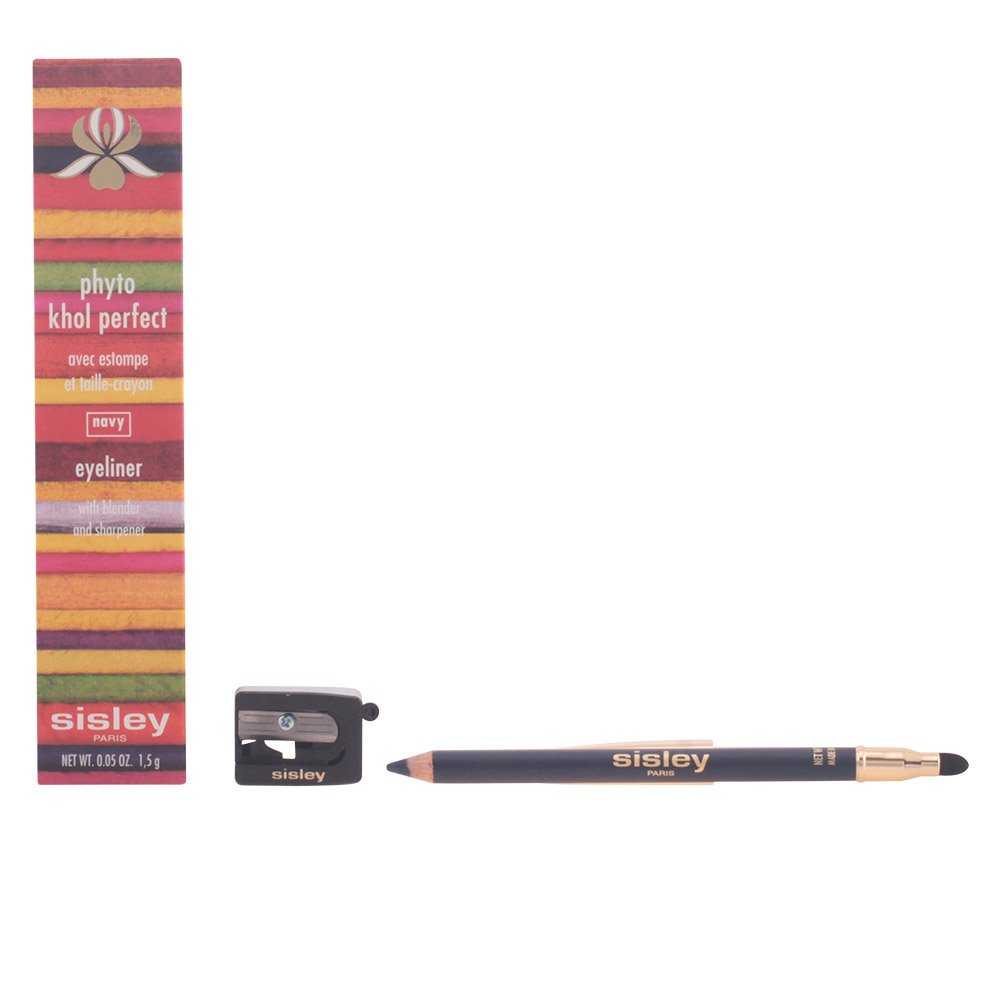 Delineador De Ojos Sisley Paris Perfect Con Batidora Y Afilador, Color Azul Marino, 15 G - Venta Internacional.