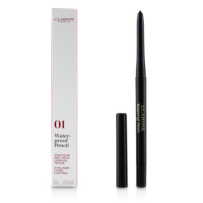 Foto 5 | Lápiz Delineador De Ojos En Gel Impermeable Clarins Black Tulip #01 - Venta Internacional.