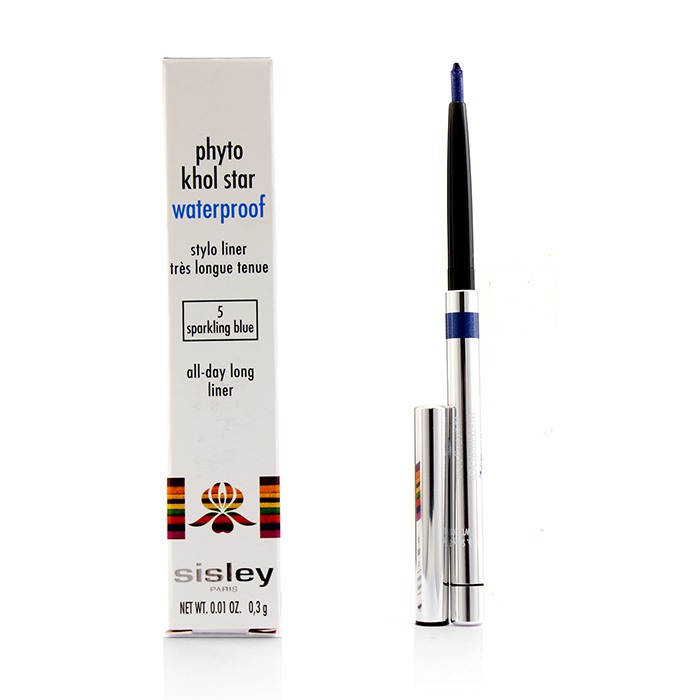 Lápiz Delineador De Ojos Sisley Phyto Khol Star Waterproof #5 Blue - Venta Internacional.