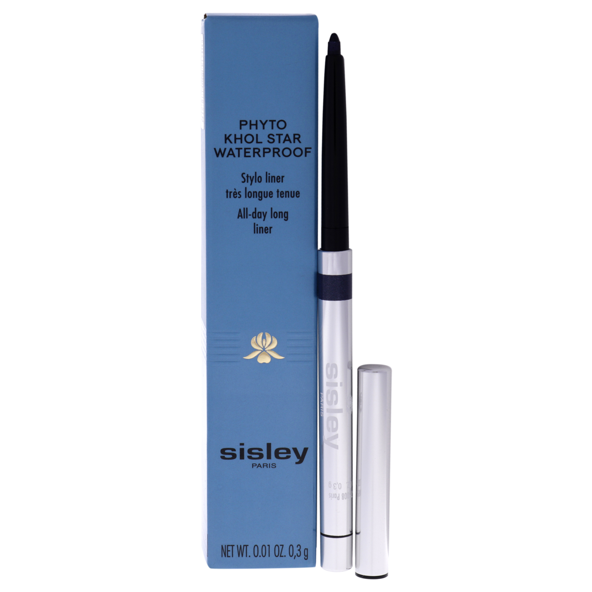 Lápiz De Ojos Sisley Phyto Khol Star Waterproof 07 Mystic Blue - Venta Internacional.