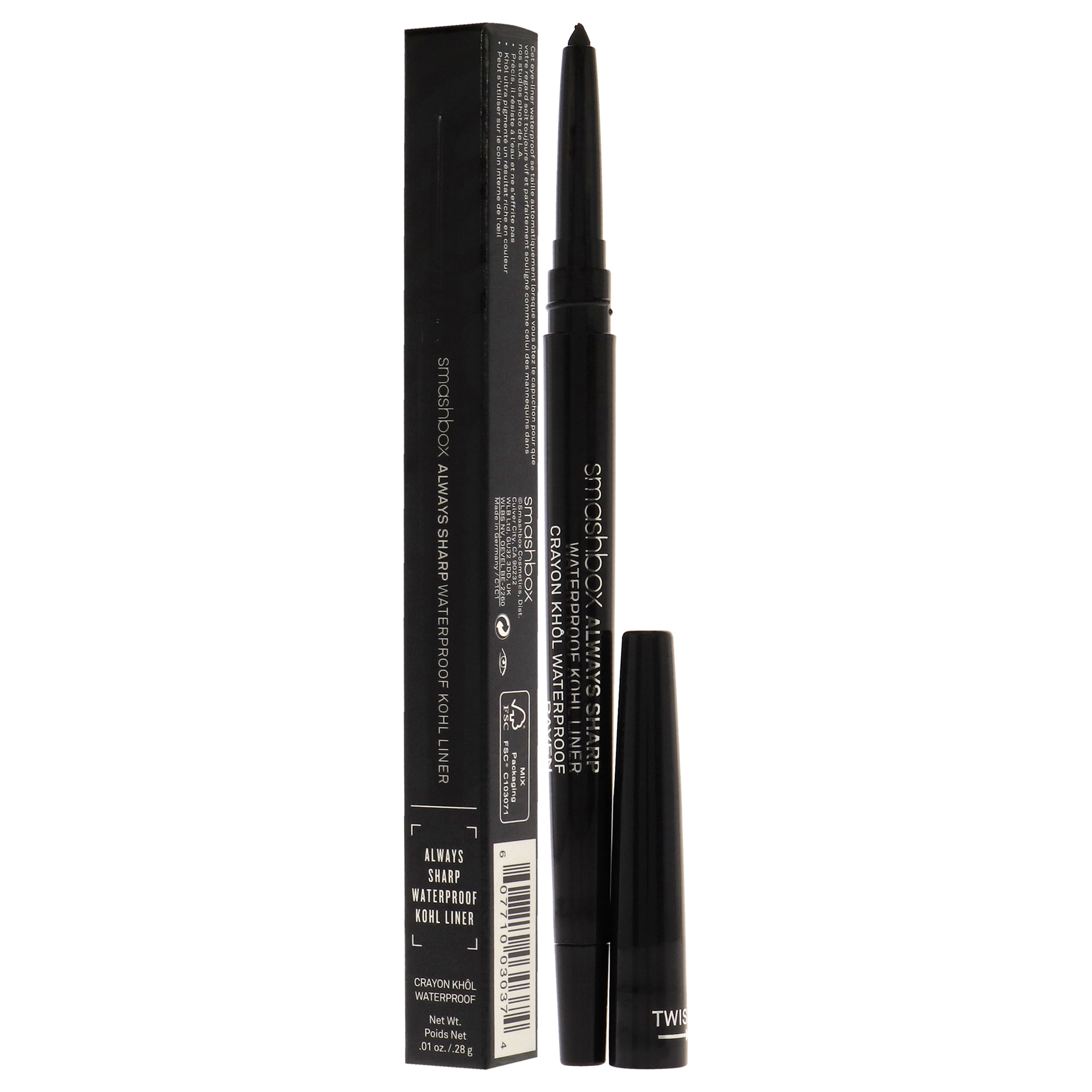 Foto 5 pulgar | Kohl Liner Smashbox Always Sharp Raven Impermeable Para Mujer - Venta Internacional.