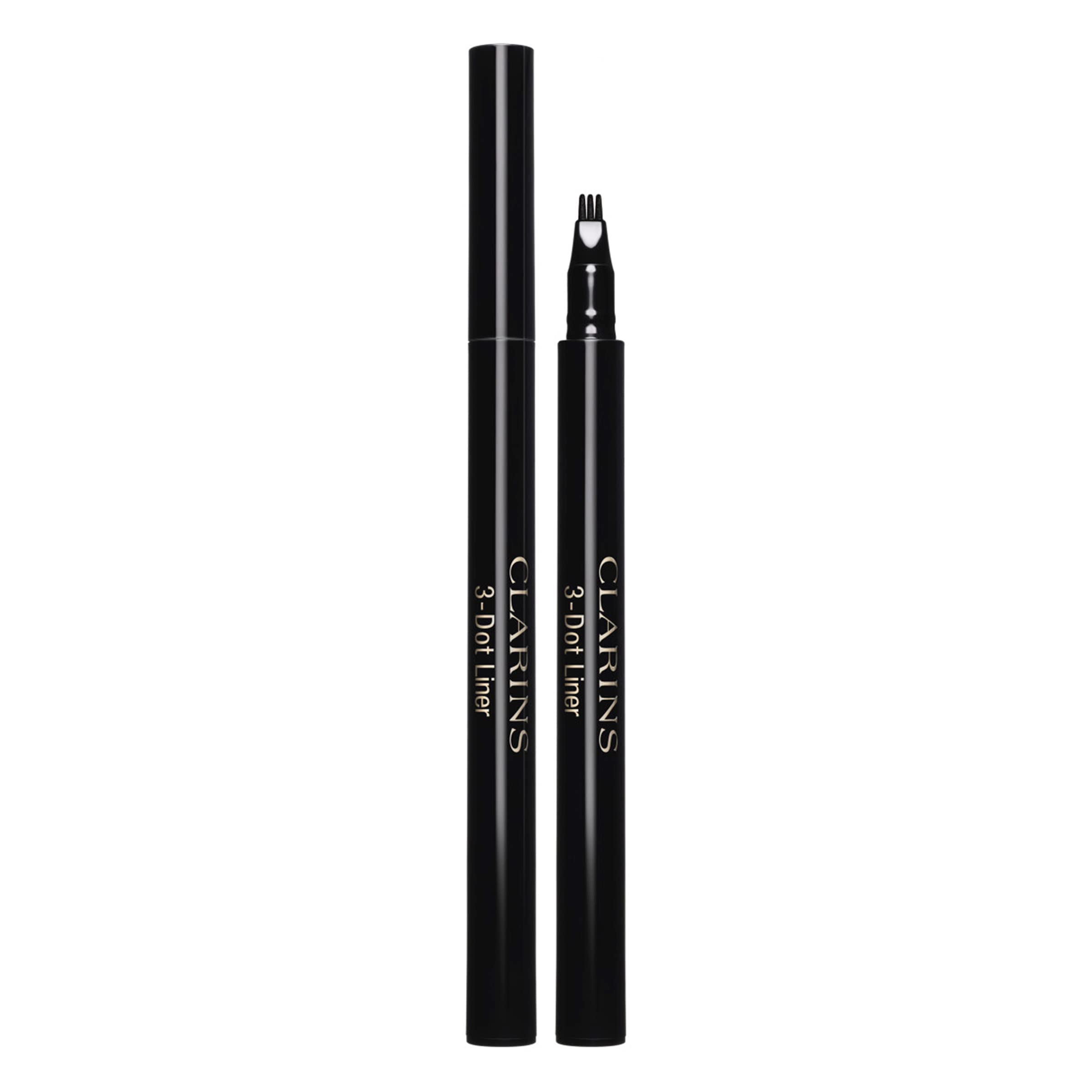 Delineador Líquido Clarins De 3 Puntos, 0,6 Ml, Punta De 3 Puntas, Negro Intenso - Venta Internacional.