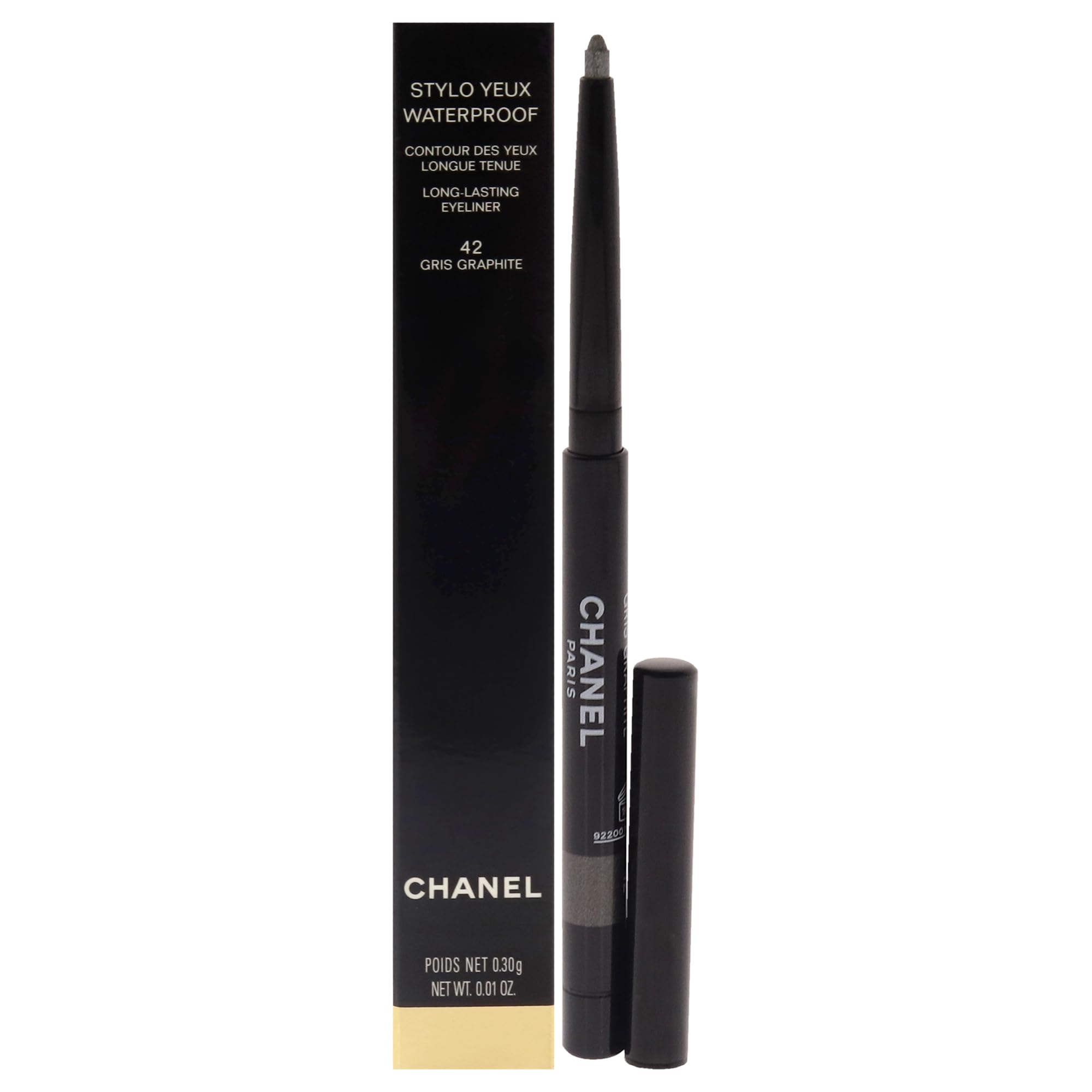 Foto 2 pulgar | Delineador De Ojos Chanel Stylo Yeux Waterproof 42 Gris Graphite 0.3 Ml - Venta Internacional.