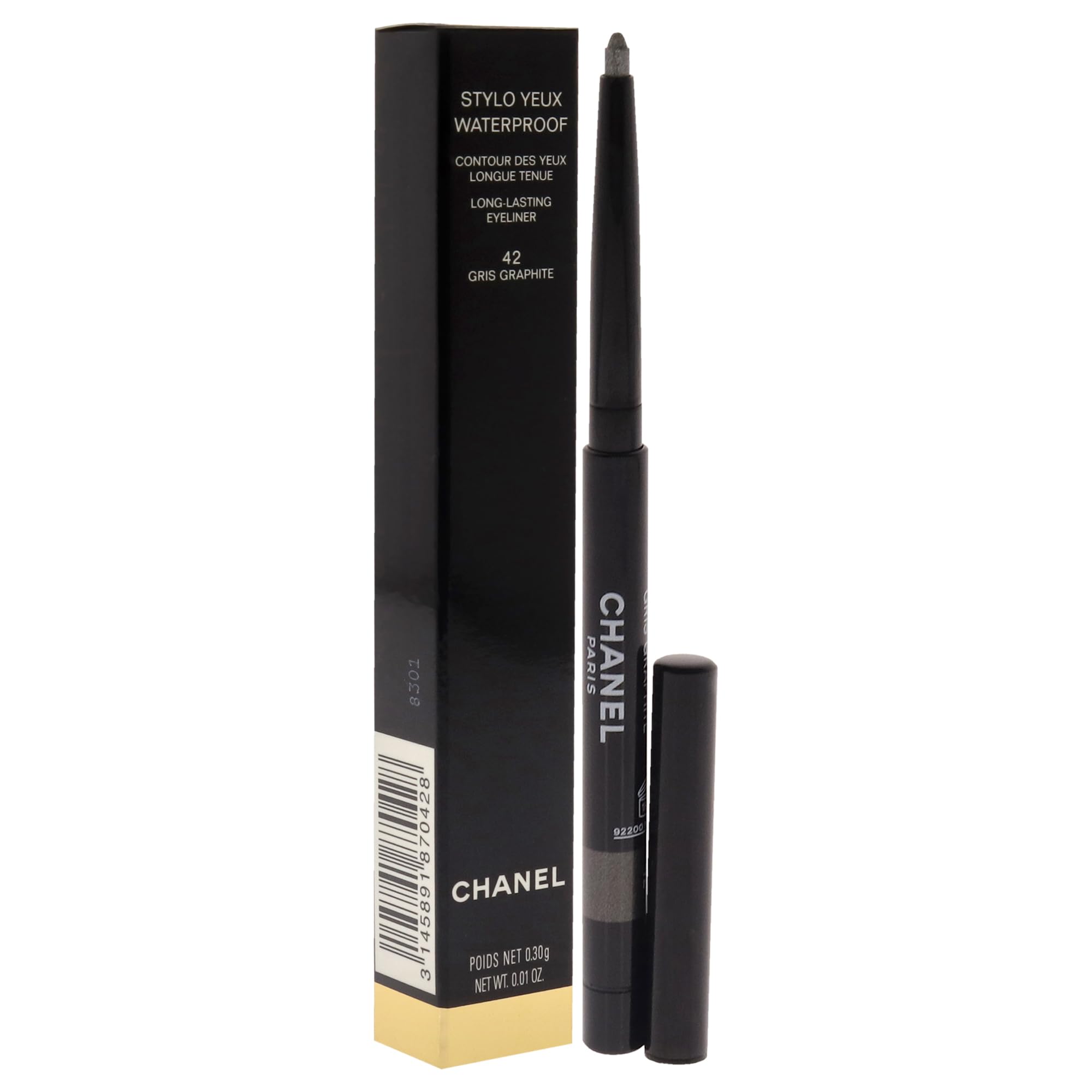 Foto 4 pulgar | Delineador De Ojos Chanel Stylo Yeux Waterproof 42 Gris Graphite 0.3 Ml - Venta Internacional.