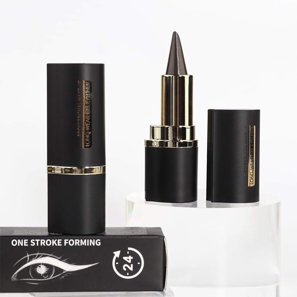 Foto 7 | Set De Lápices Delineadores De Ojos En Gel Evpct, Negro Y Gris, Impermeable, 2 Unidades - Venta Internacional.