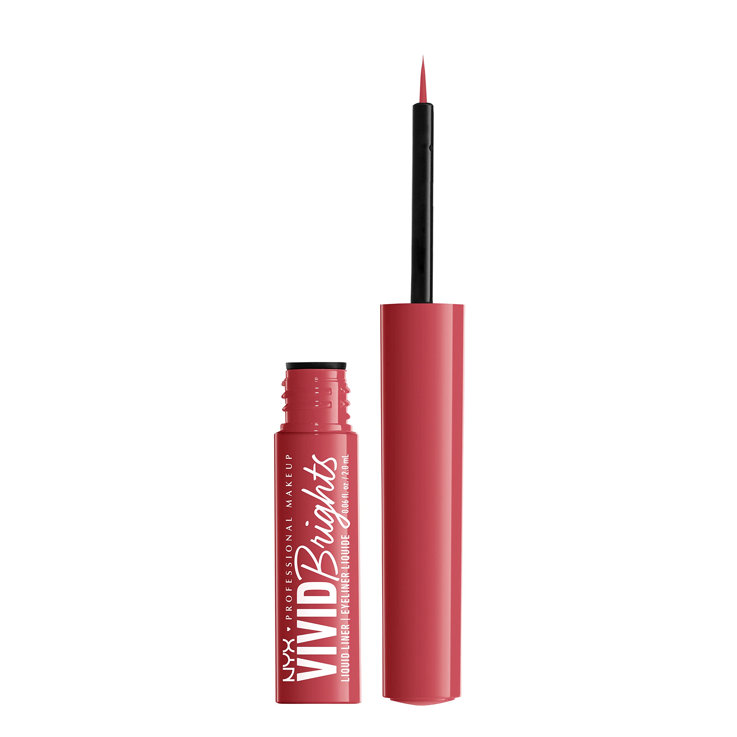 Foto 8 pulgar | Delineador De Ojos Nyx Professional Makeup Vivid Brights Liquid On Red - Venta Internacional.