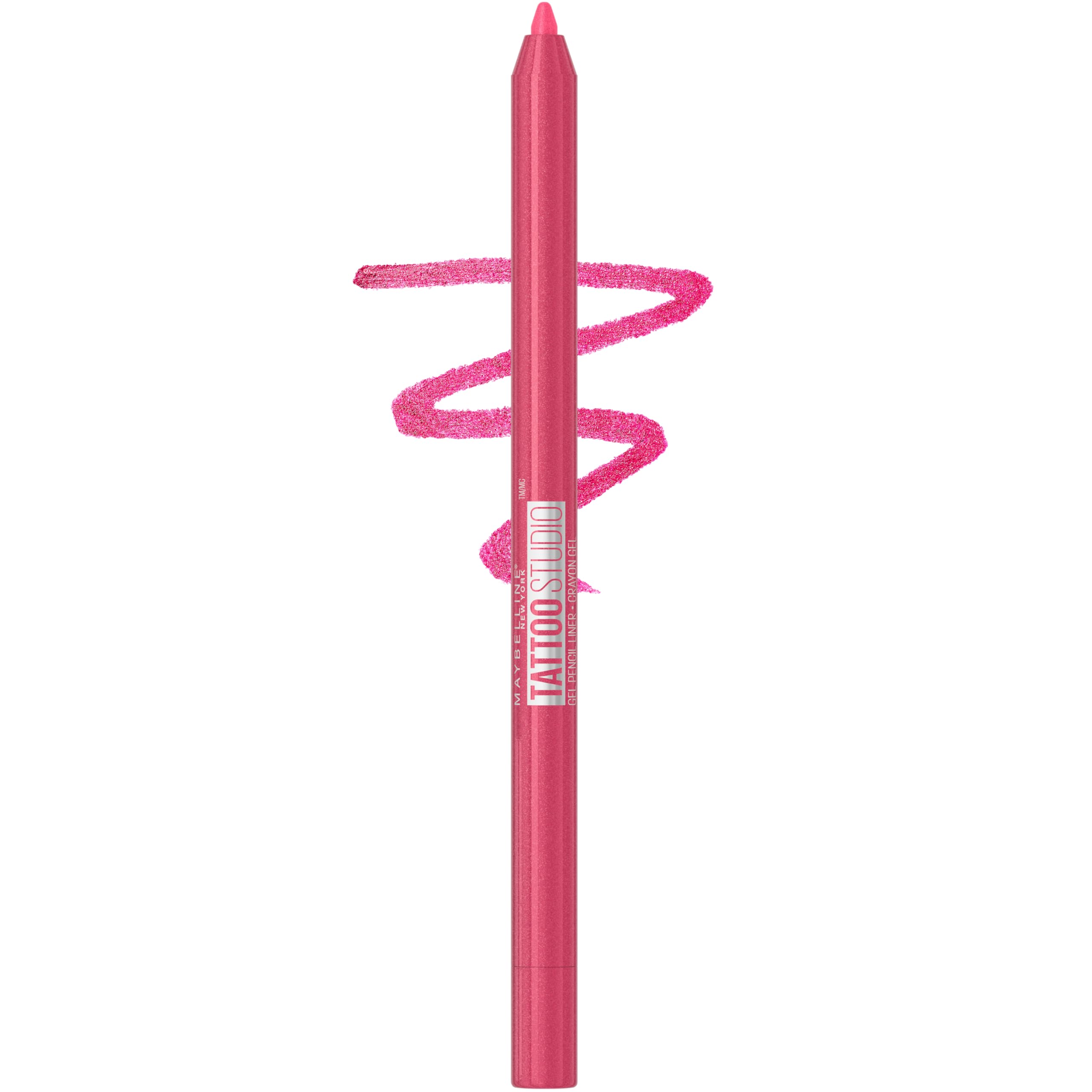 Lápiz Delineador De Ojos Maybelline Tattoo Studio 36 Hour Wear Pink - Venta Internacional.