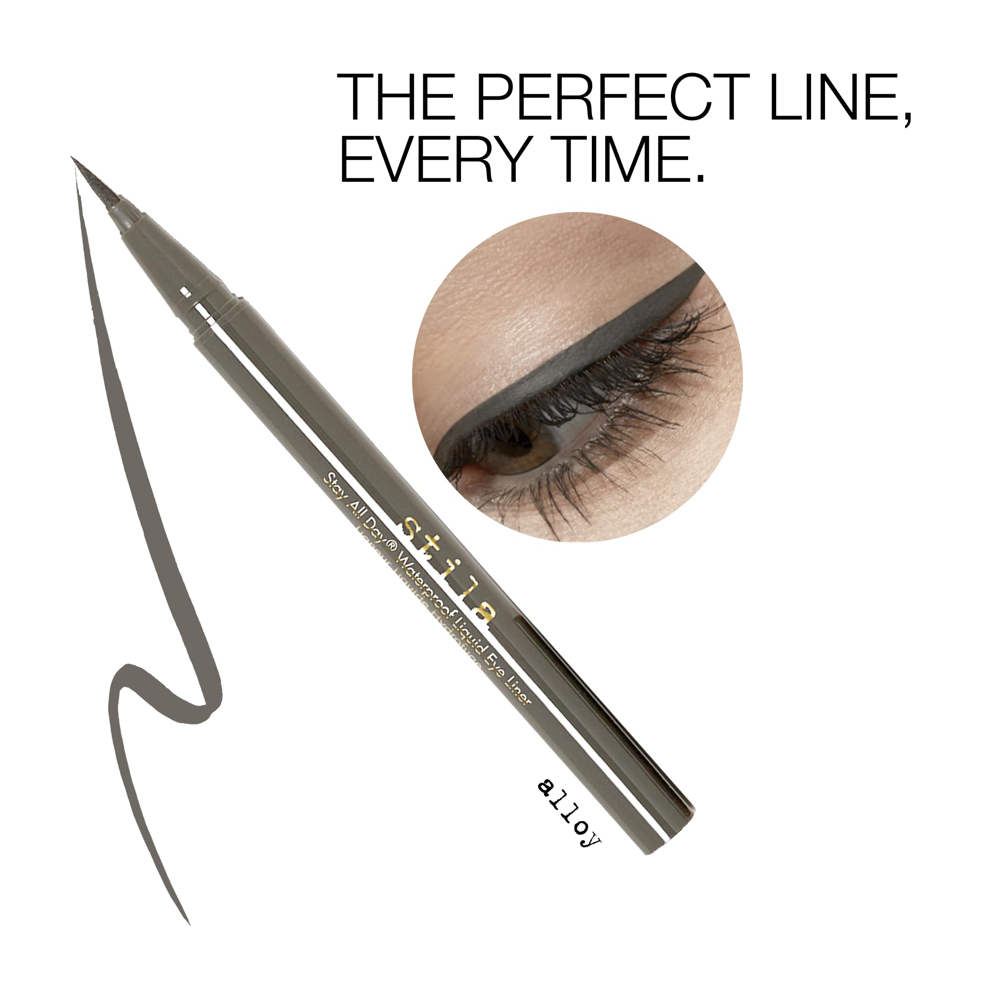 Foto 3 pulgar | Delineador De Ojos Stila Waterproof Liquid Stay, Acabado Satinado Durante Todo El Día - Venta Internacional.