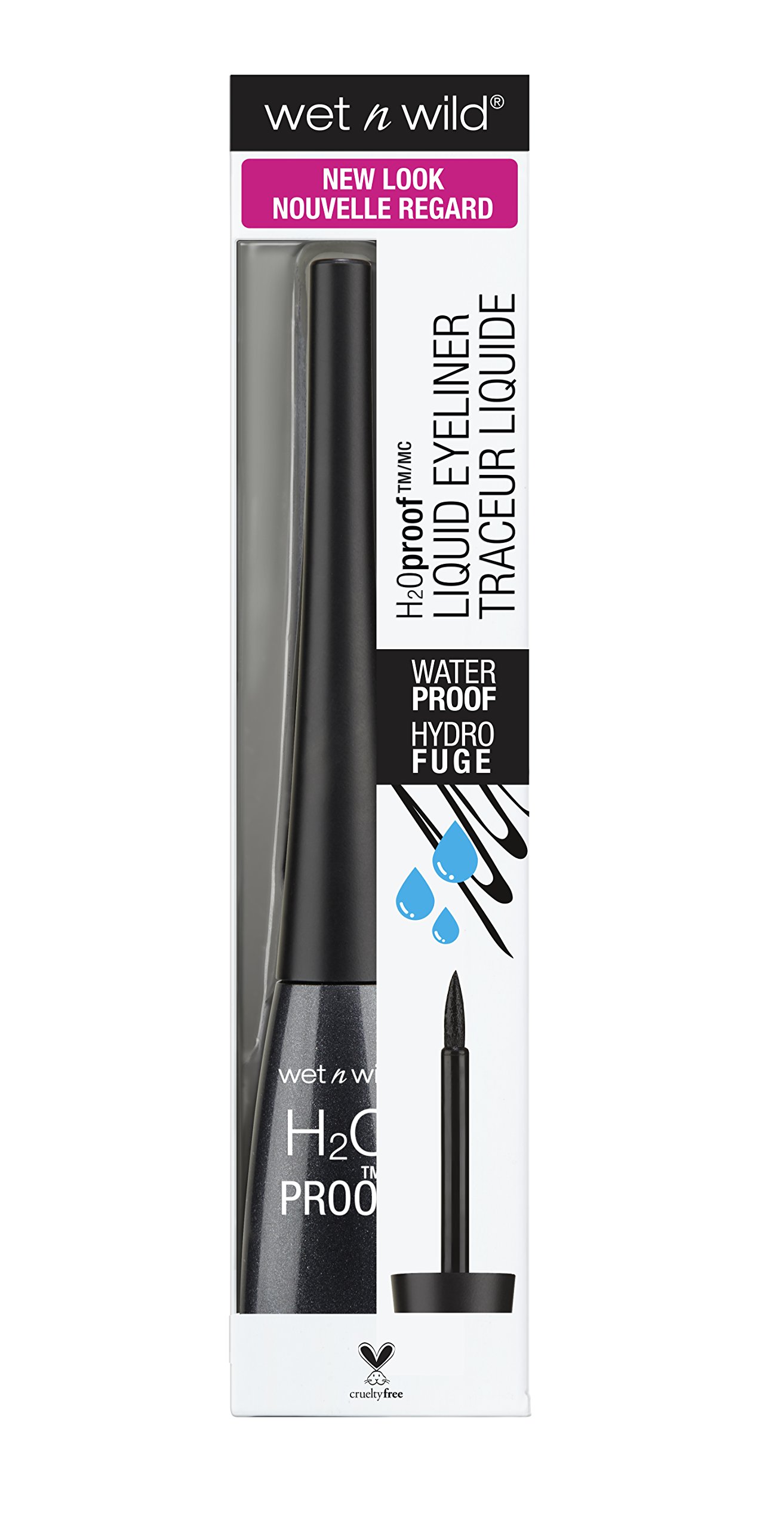 Foto 5 pulgar | Delineador Líquido Wet N Wild Liner H20 Proof Black - Venta Internacional.