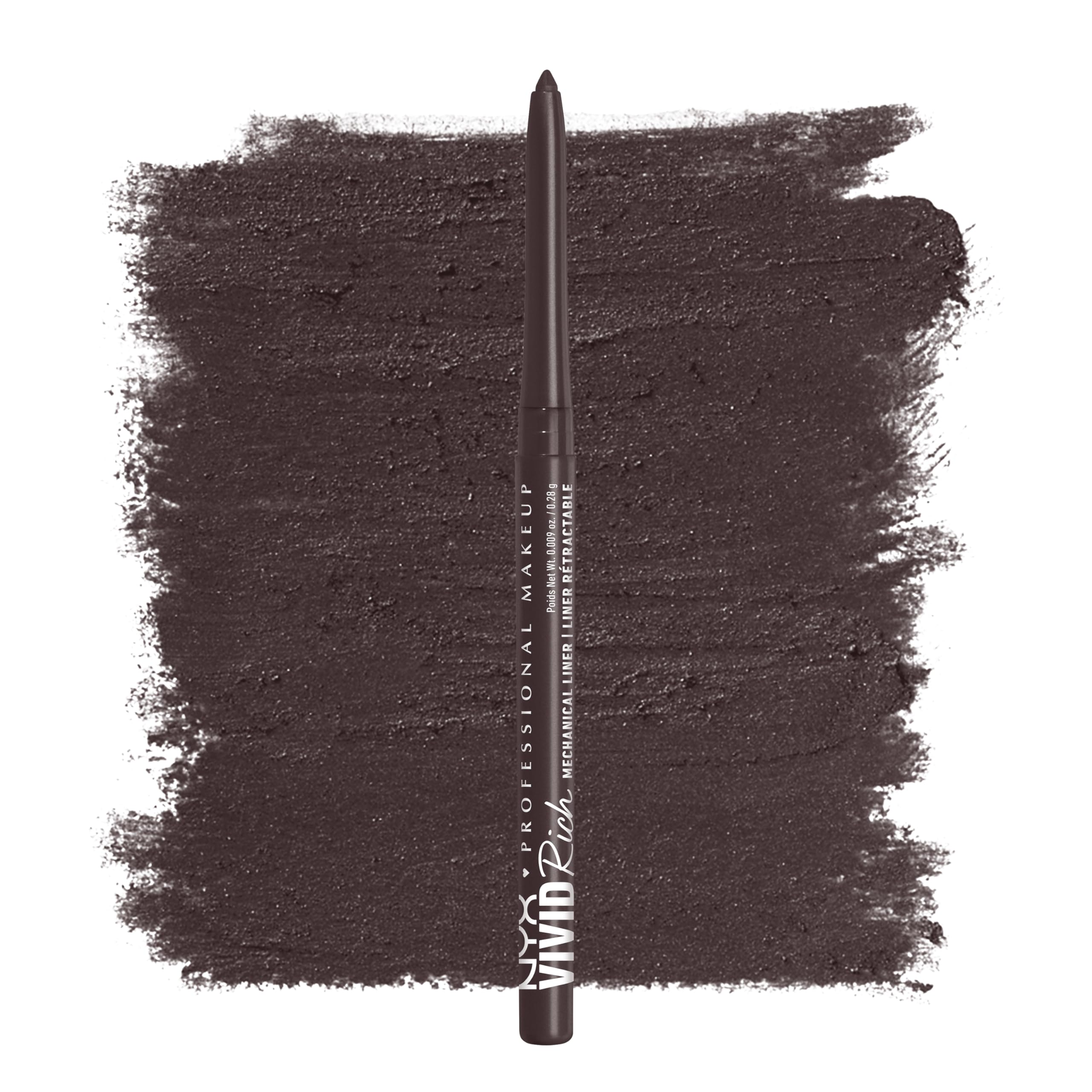 Foto 2 pulgar | Eyeliner Nyx Professional Makeup Vivid Rich Mechanical Brown - Venta Internacional.