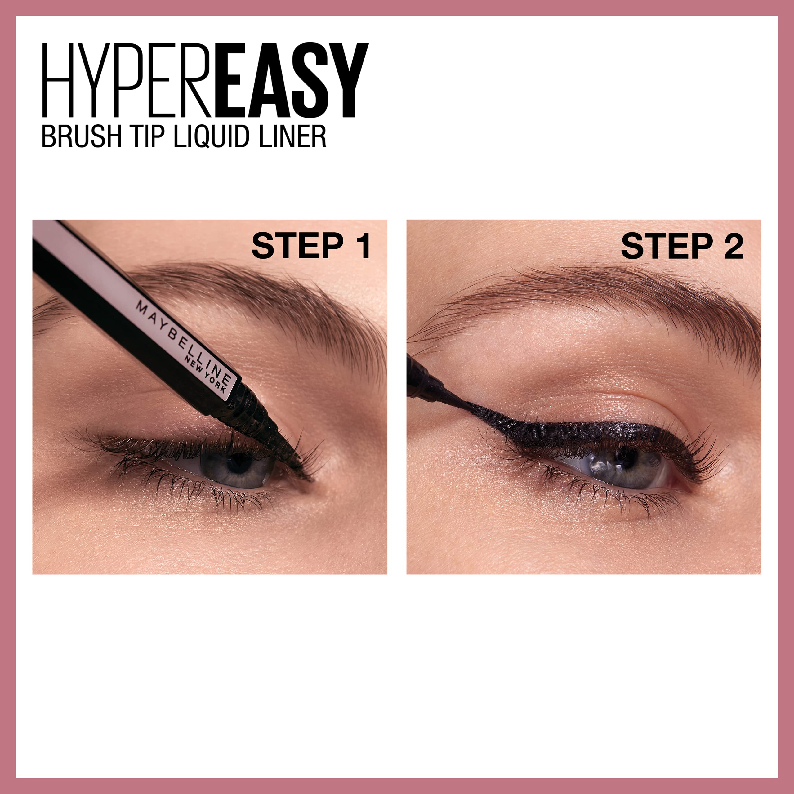 Foto 6 pulgar | Delineador De Ojos Maybelline New York Hyper Easy Waterproof Pitch Brown - Venta Internacional.