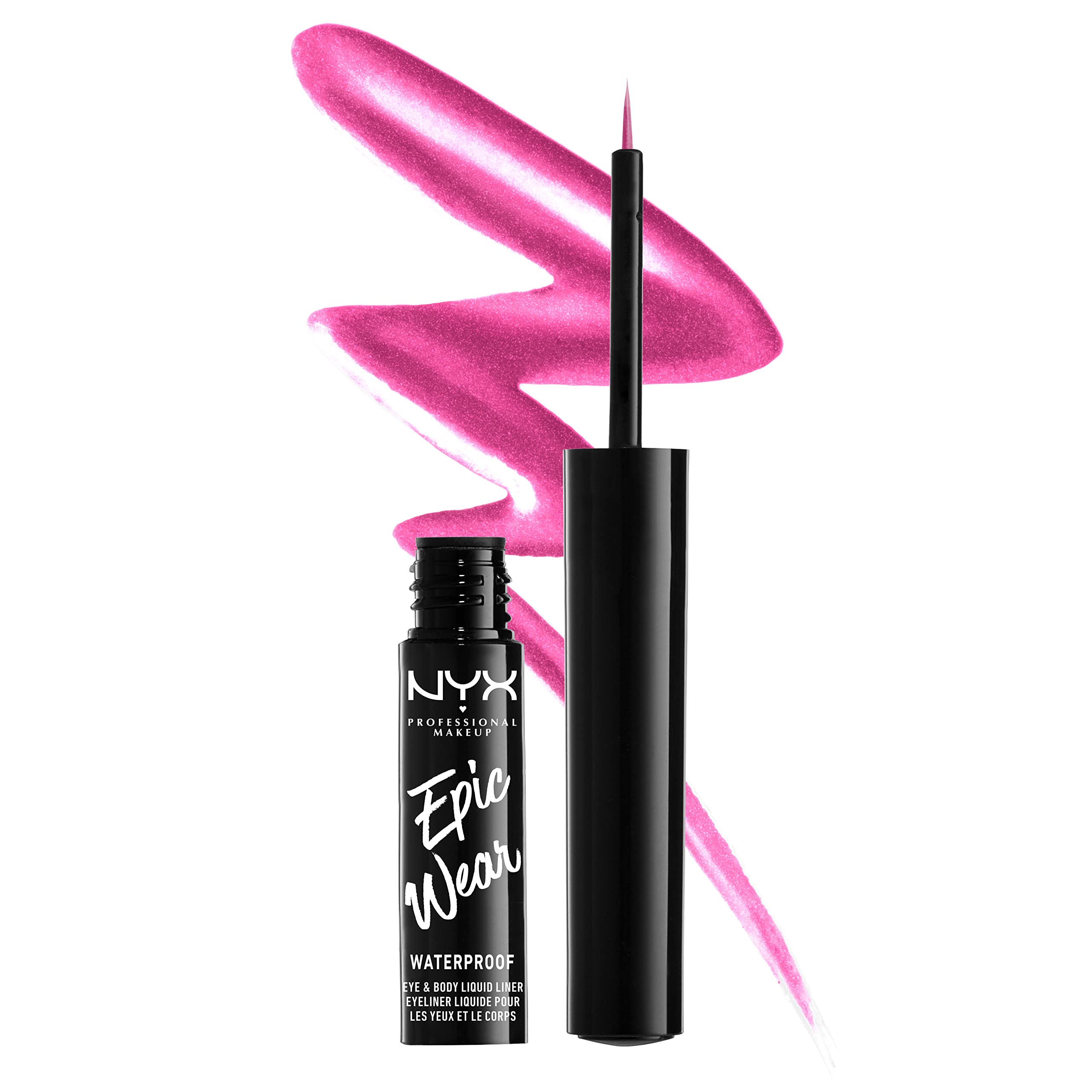 Eyeliner Nyx Professional Makeup Epic Wear Metallic Fucsia - Venta Internacional.