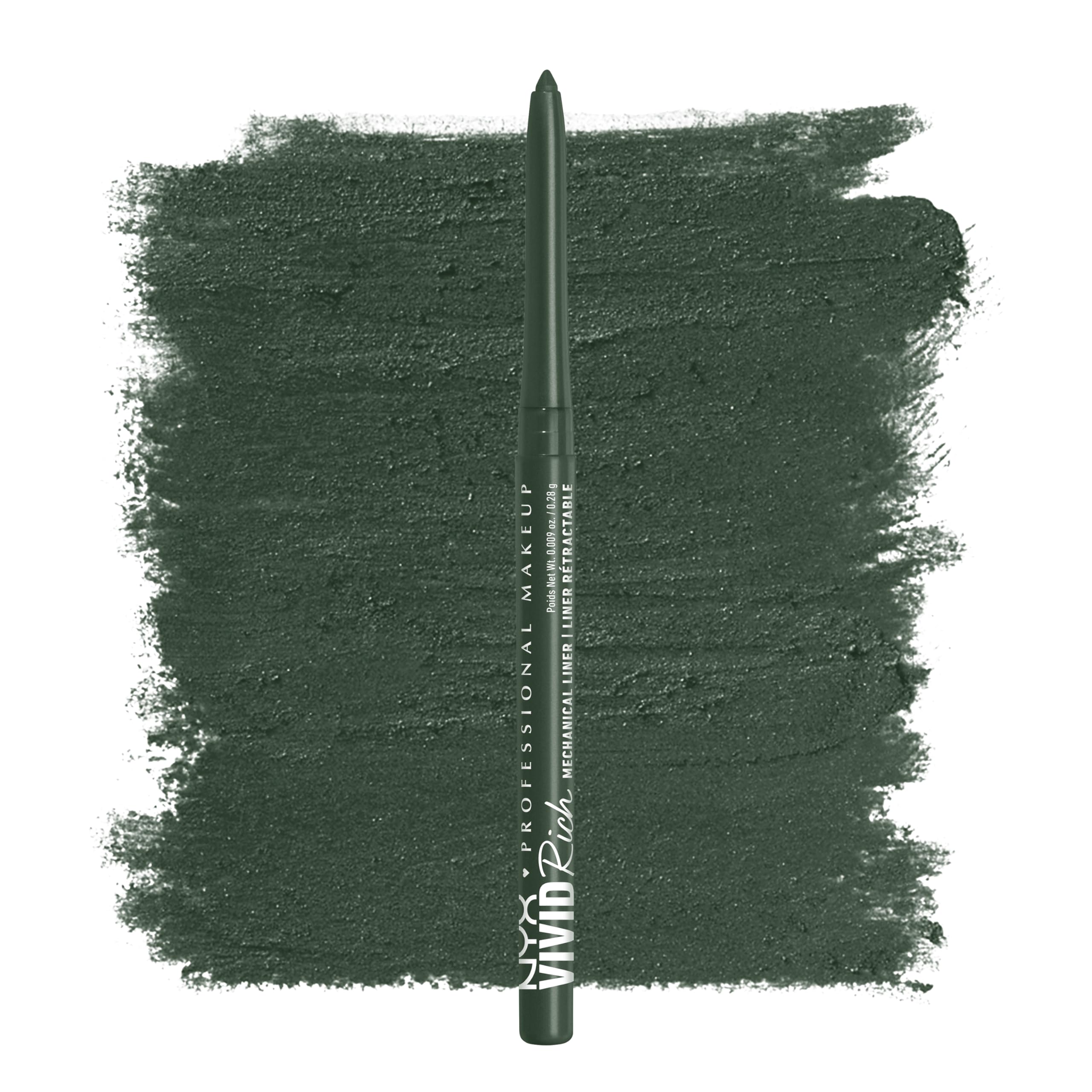 Foto 2 pulgar | Eyeliner Nyx Professional Makeup Mechanical Emerald Green - Venta Internacional.