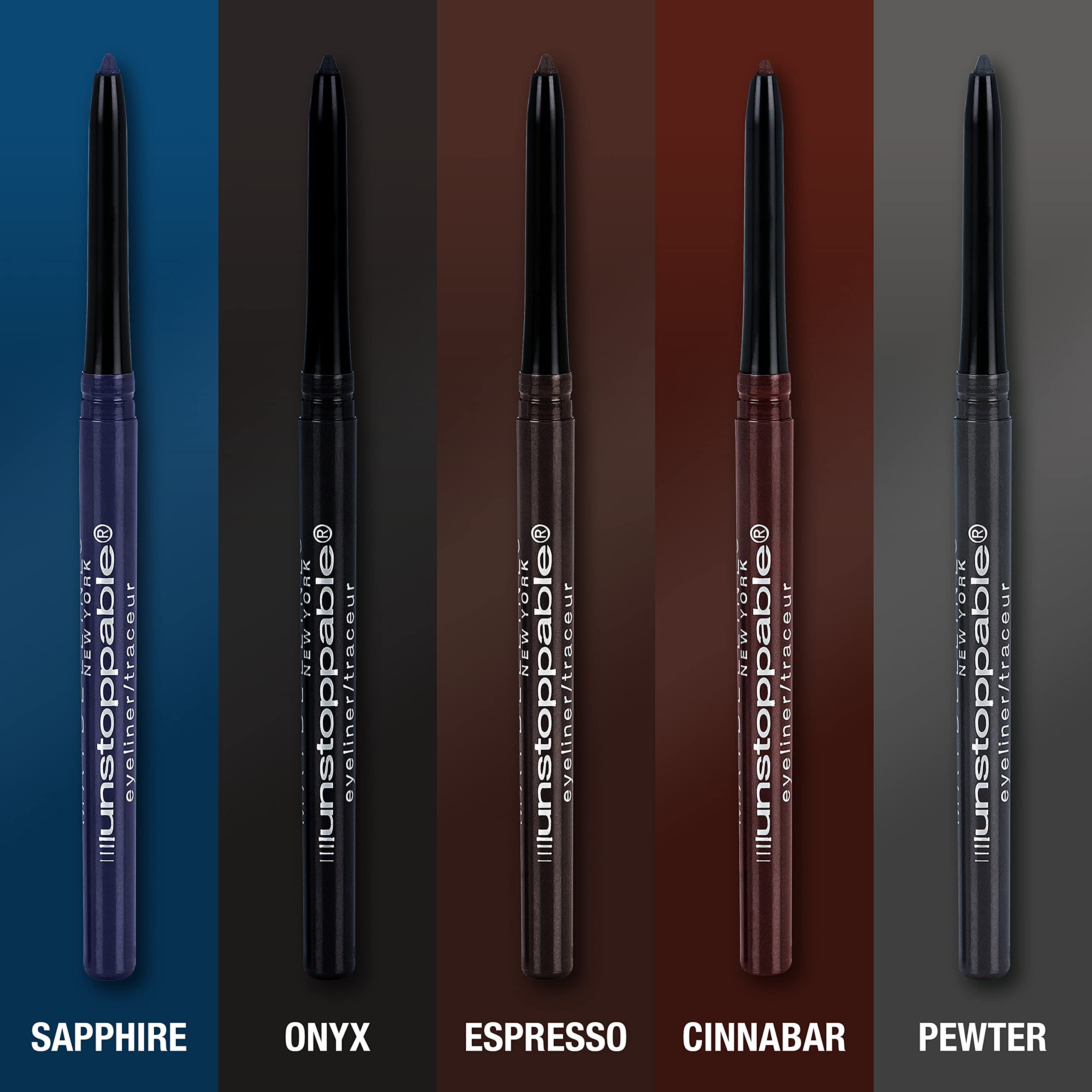 Foto 5 | Lápiz Delineador De Ojos Maybelline Unstoppable  Mechanical Cinnabar - Venta Internacional.