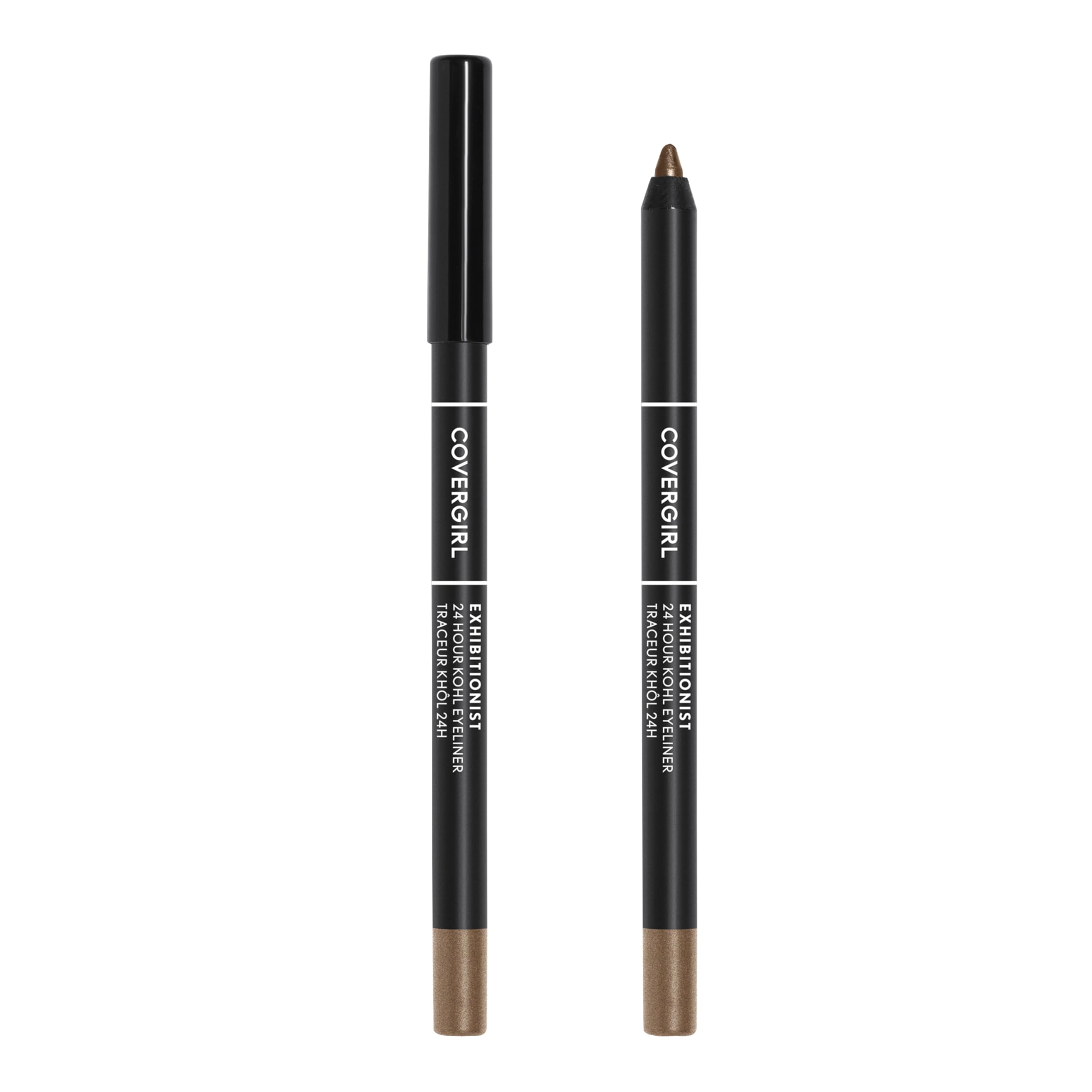 Foto 3 pulgar | Delineador De Ojos Covergirl Exhibitionist 24 Horas Kohl Gold Metallic - Venta Internacional.