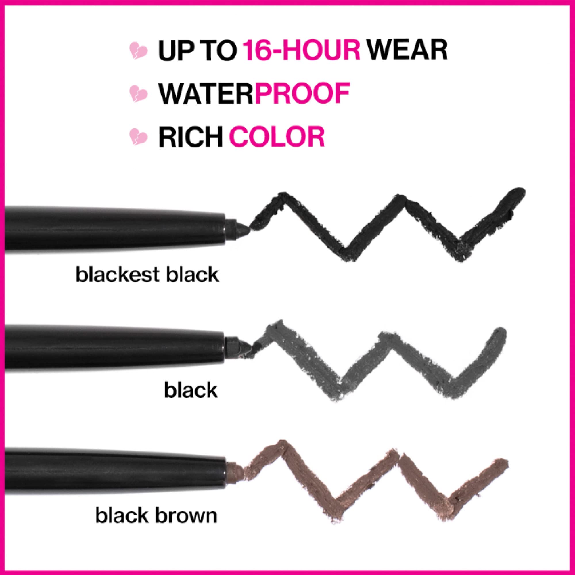 Foto 8 pulgar | Delineador De Ojos Wet N Wild Mega Last Breakup Proof, Impermeable, Negro - Venta Internacional.