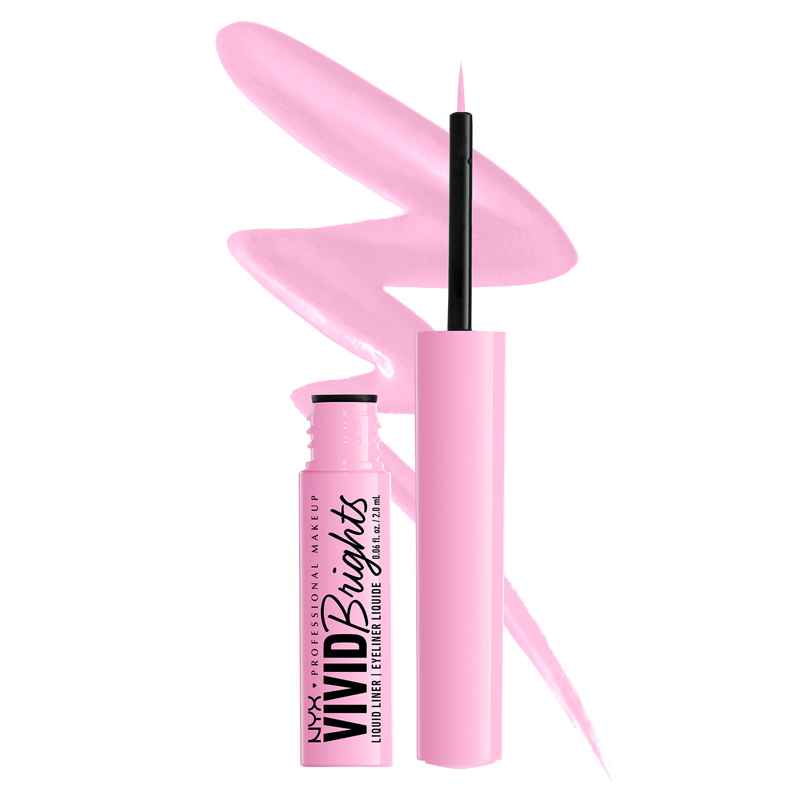 Foto 2 pulgar | Delineador De Ojos Nyx Professional Makeup Vivid Brights Liquid Sneaky Pink - Venta Internacional.