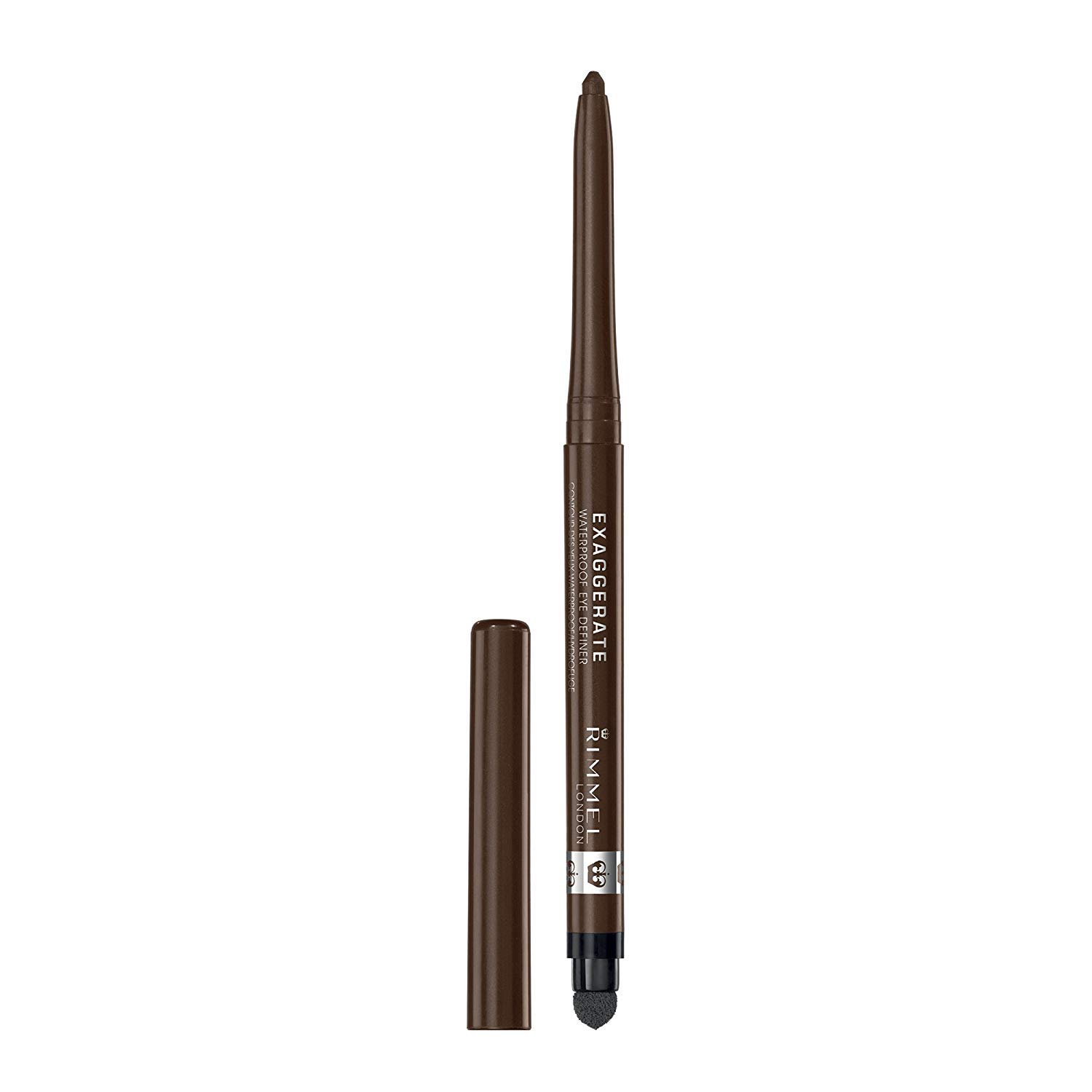 Foto 3 pulgar | Delineador De Ojos Rimmel London Exagerate Auto Waterproof Rich Brown - Venta Internacional.