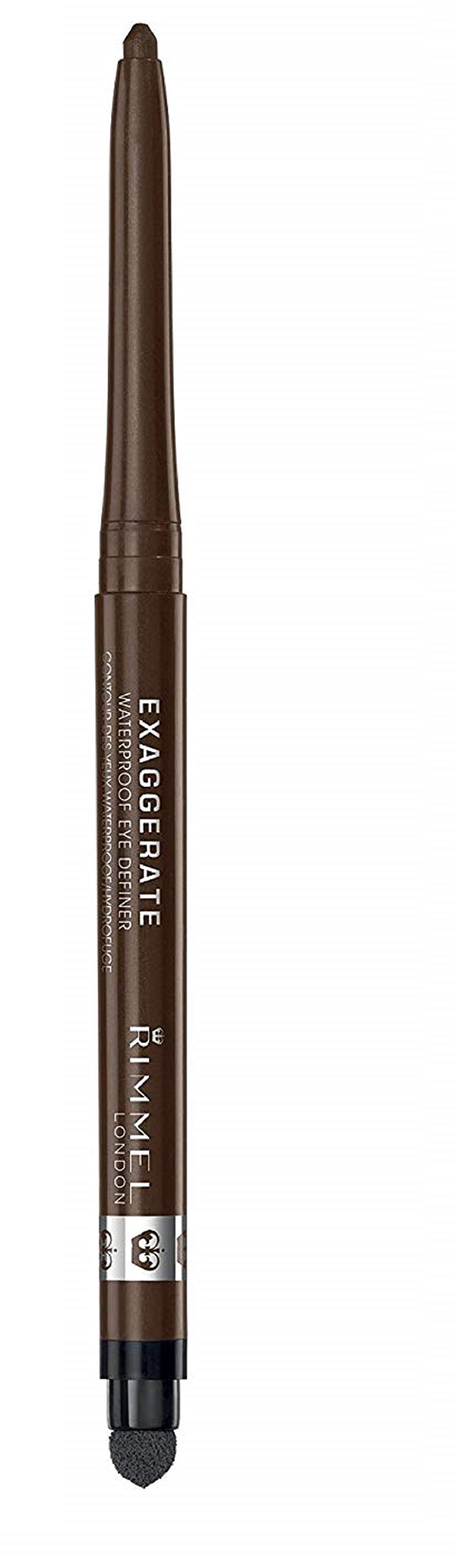 Foto 5 pulgar | Delineador De Ojos Rimmel London Exagerate Auto Waterproof Rich Brown - Venta Internacional.