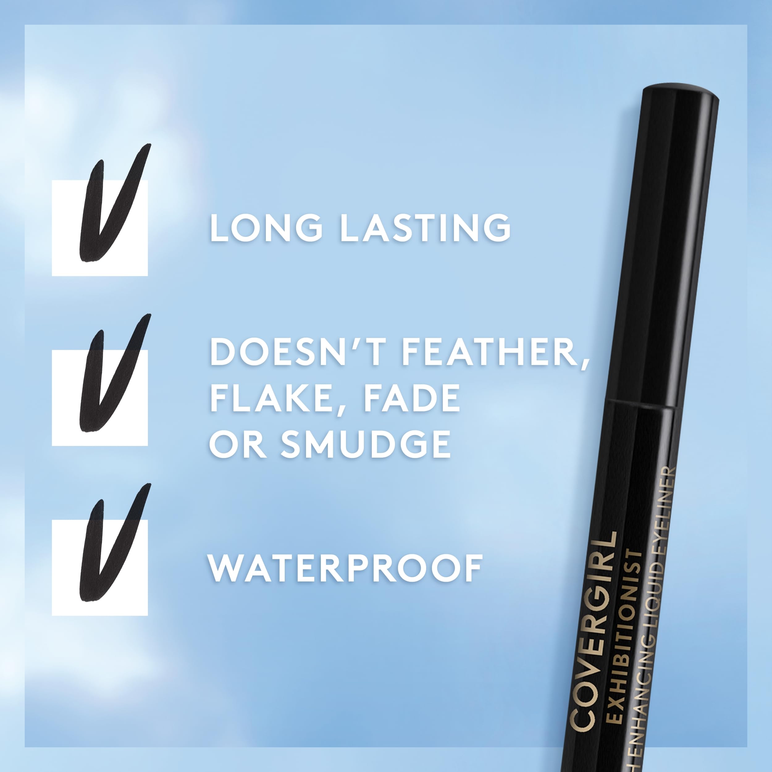 Foto 7 | Delineador Líquido Covergirl Exhibitionist Rich Brown Waterproof - Venta Internacional.