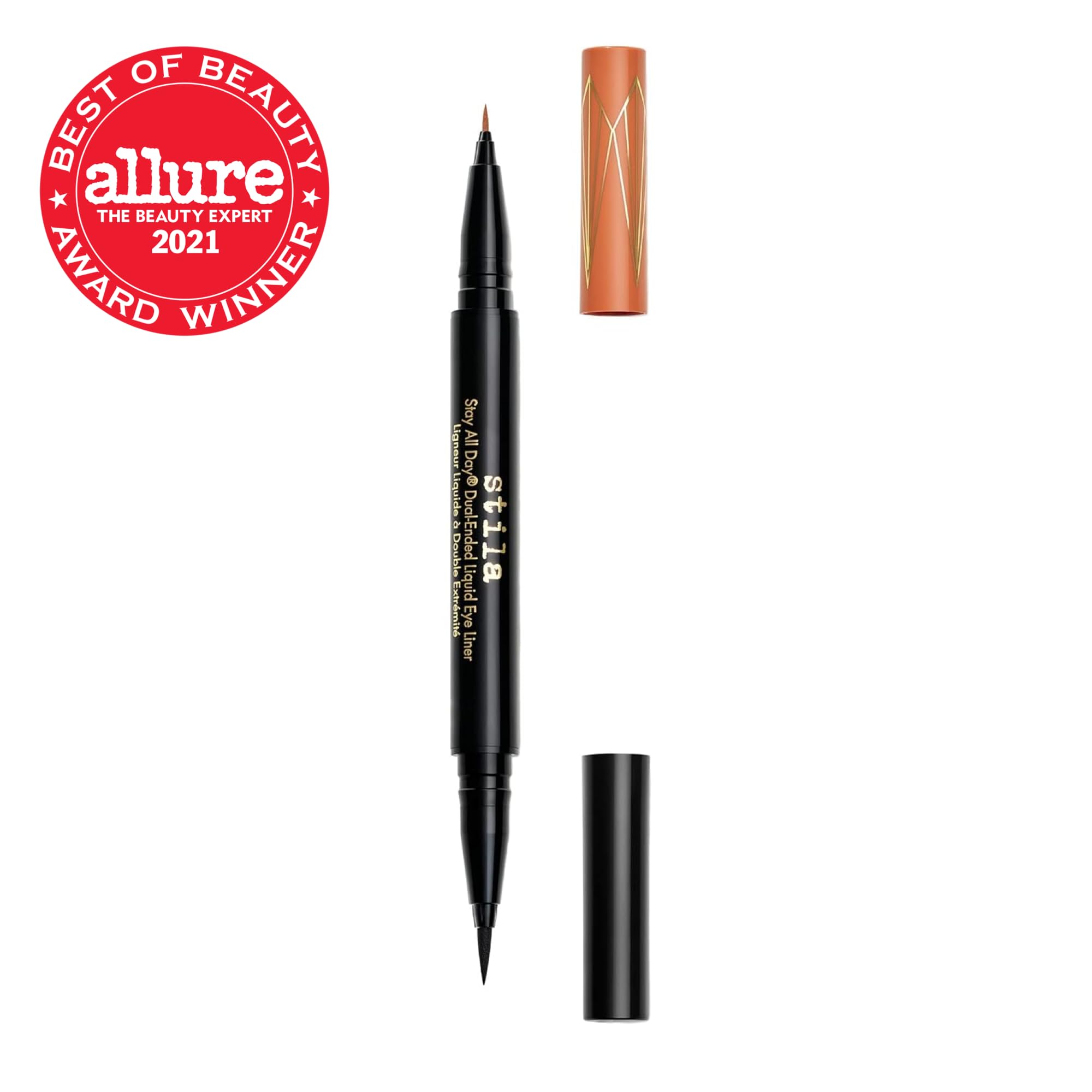 Foto 2 | Delineador De Ojos Líquido Stila Stay All Day De Doble Punta Mai Tai/negro - Venta Internacional.