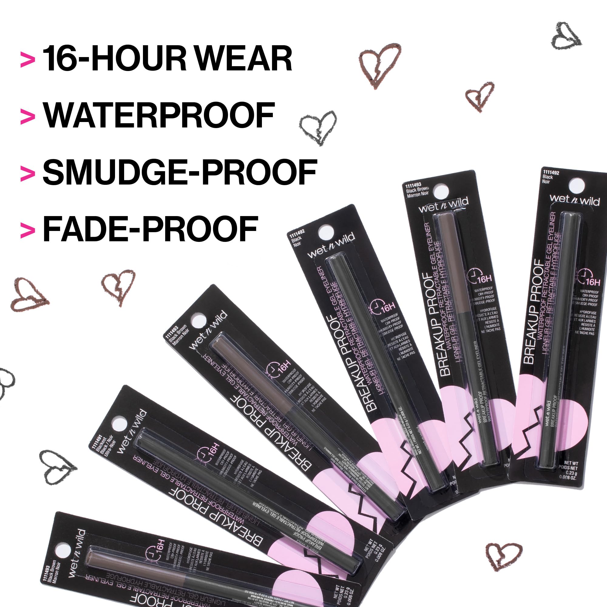 Foto 4 pulgar | Delineador De Ojos Wet N Wild, Gel A Prueba De Roturas, Retráctil E Impermeable - Venta Internacional.
