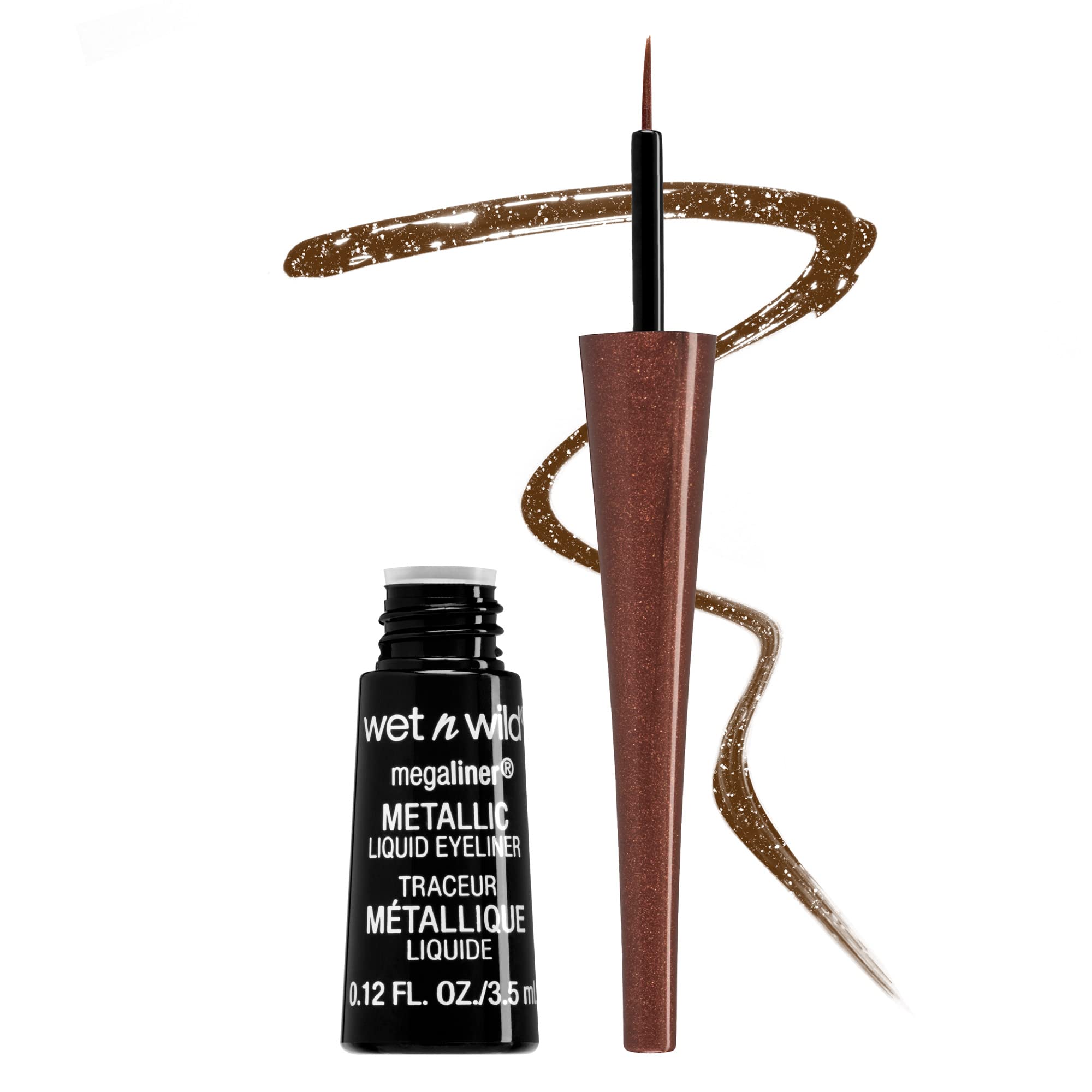 Foto 1 | Delineador Líquido Wet N Wild Megaliner Metallic Brown - Venta Internacional.
