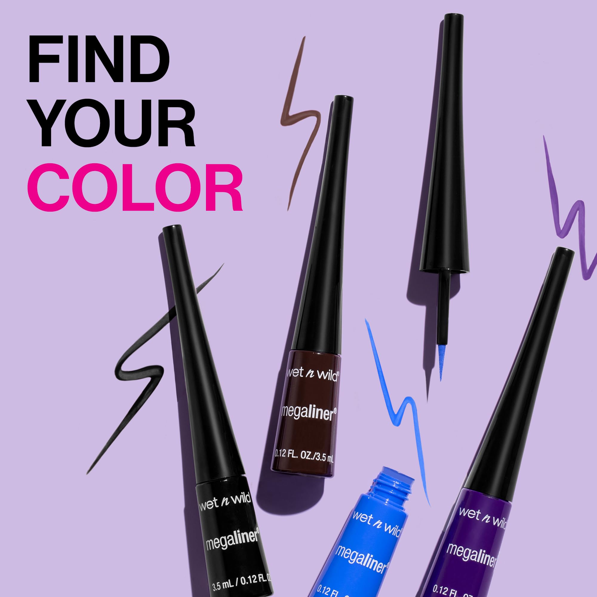 Foto 5 | Delineador Líquido Wet N Wild Megaliner Metallic Brown - Venta Internacional.